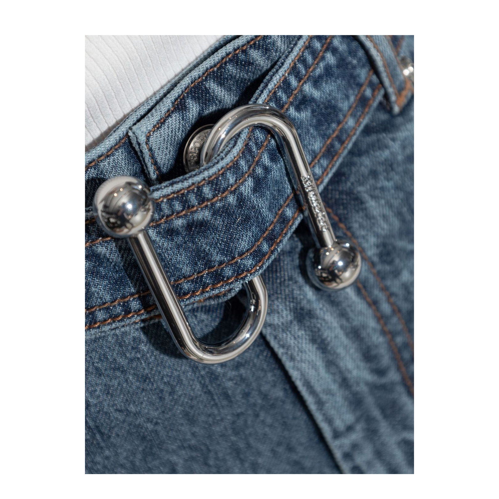 Wide-Leg Cotton Denim Jeans - Image 5