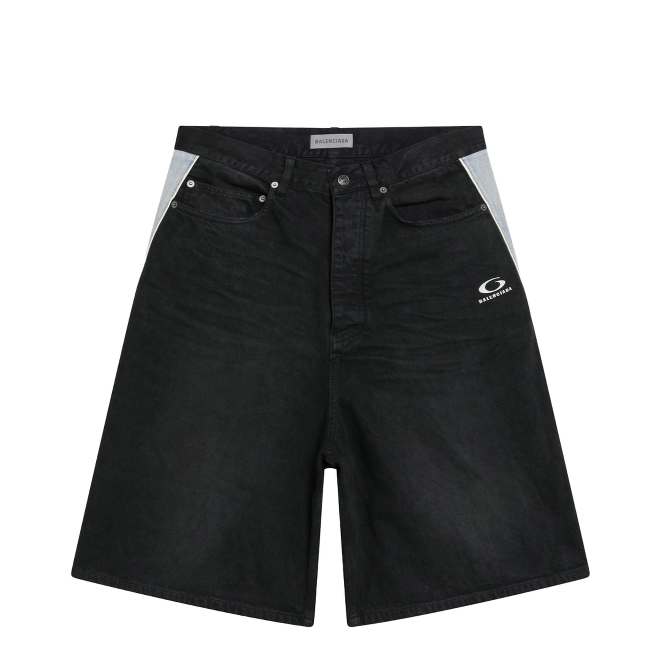 Loop Sport Icon Denim Shorts - Image 1