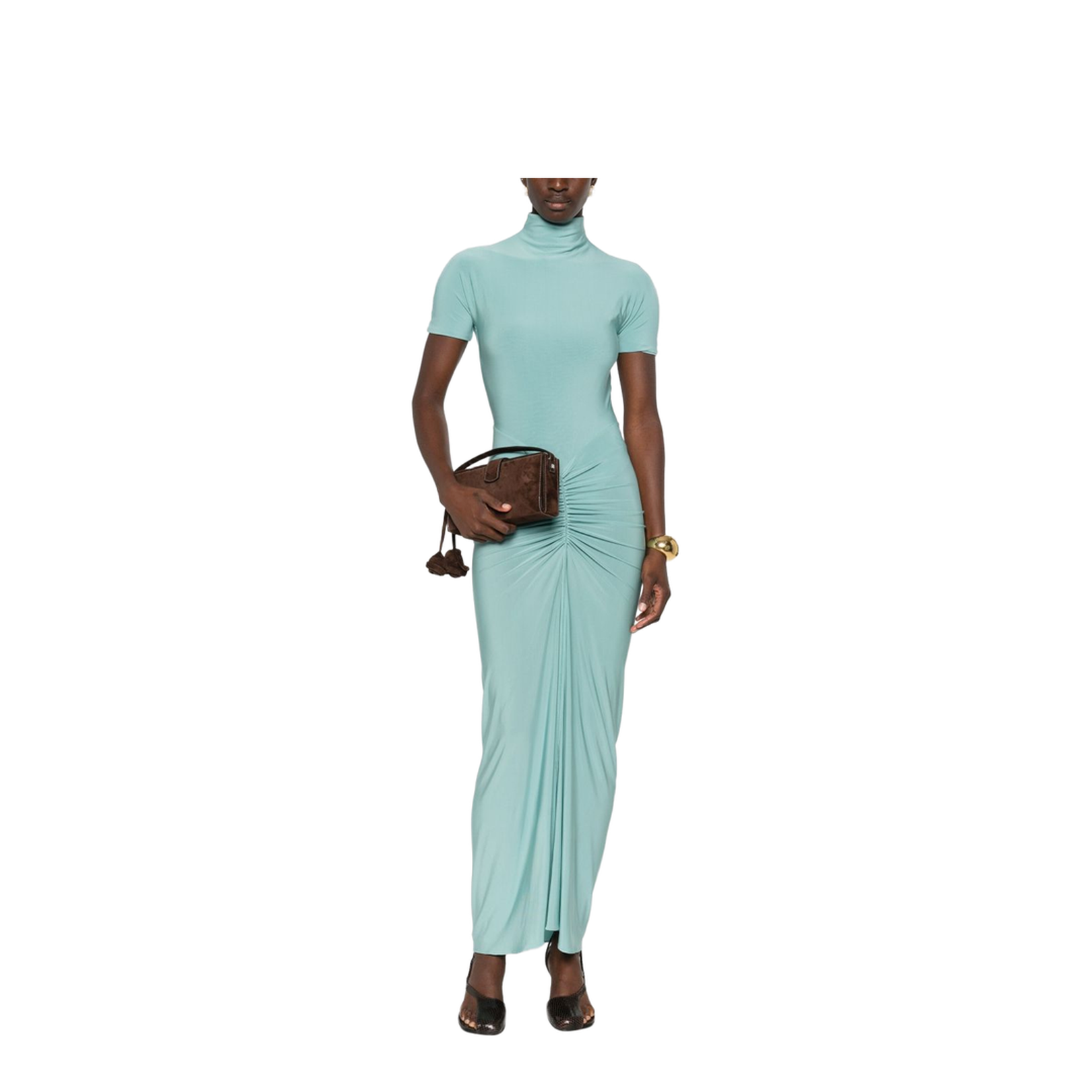 Blue Bodysuit Dress - Image 4