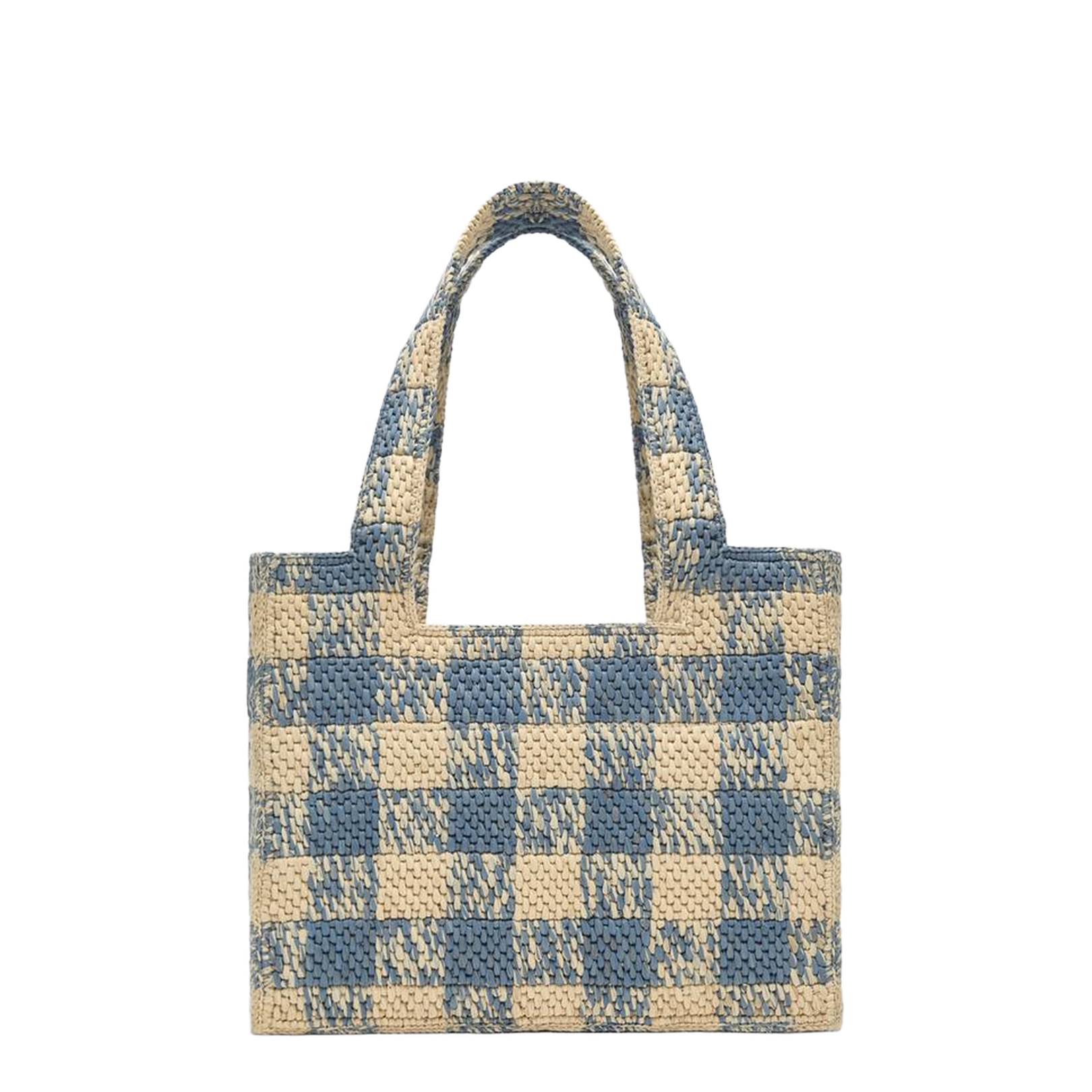 Medium Tote Bag in Natural Raffia - Image 2