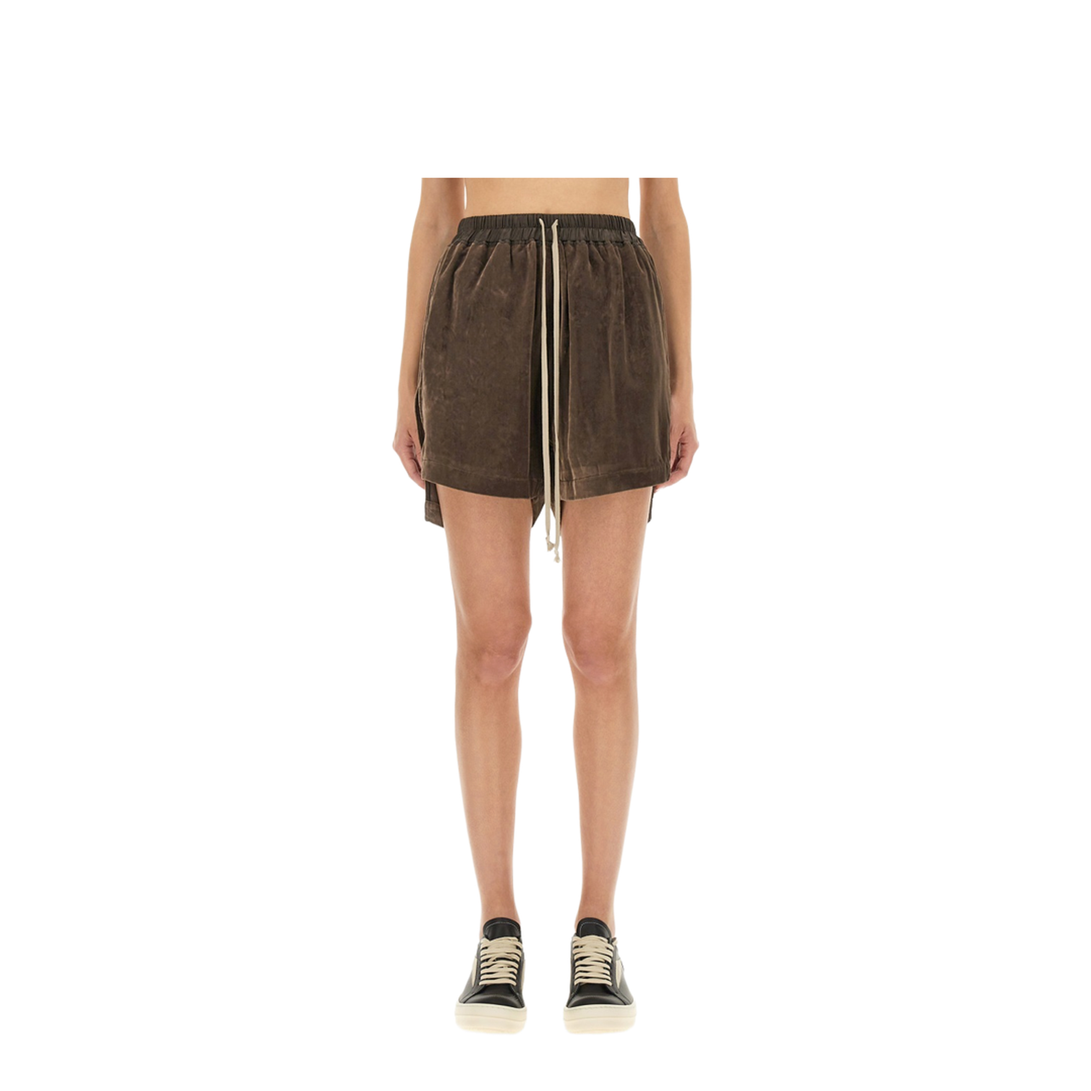 Viscose and Cupro Shorts - Image 1
