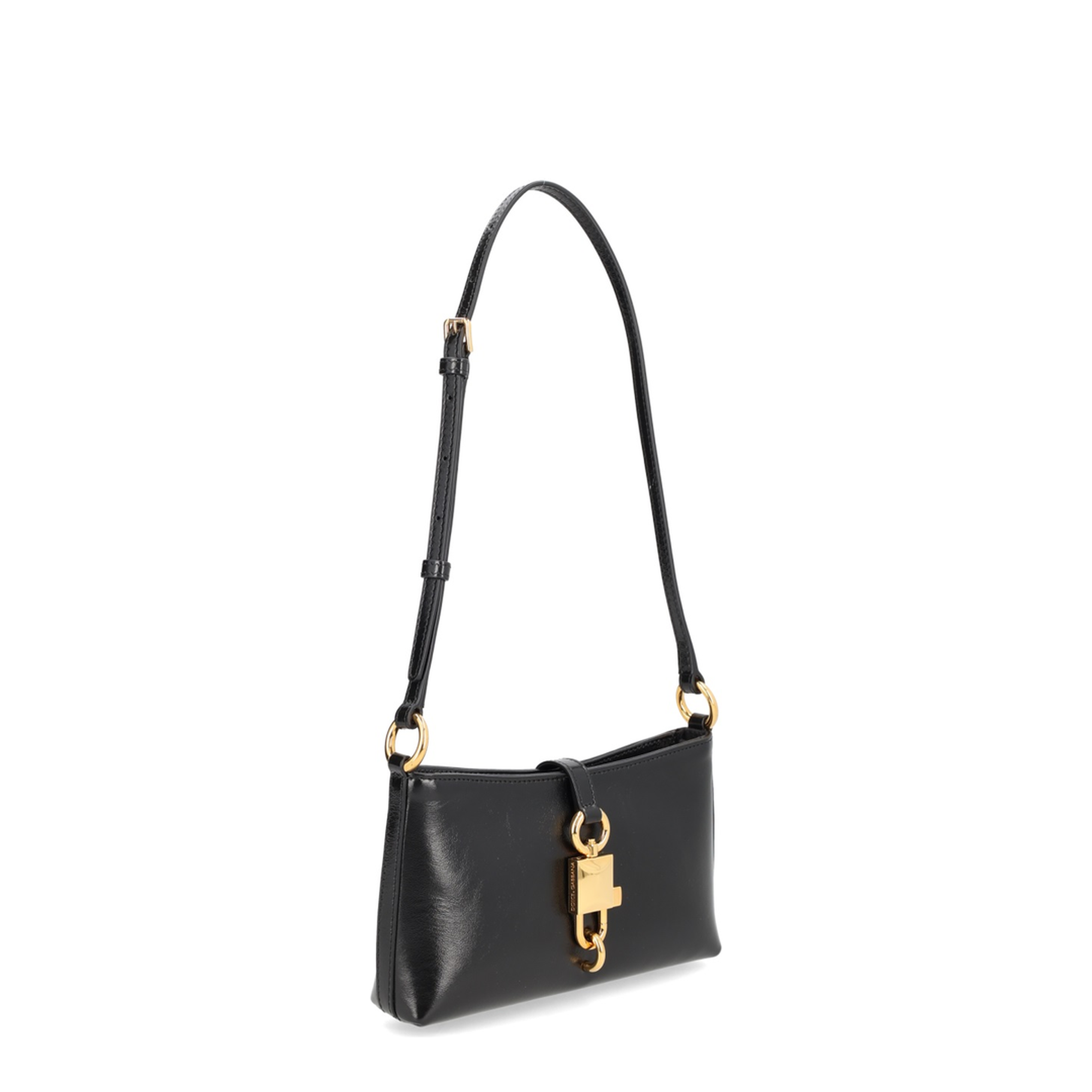 Black Lock Shoulder Bag - Image 2