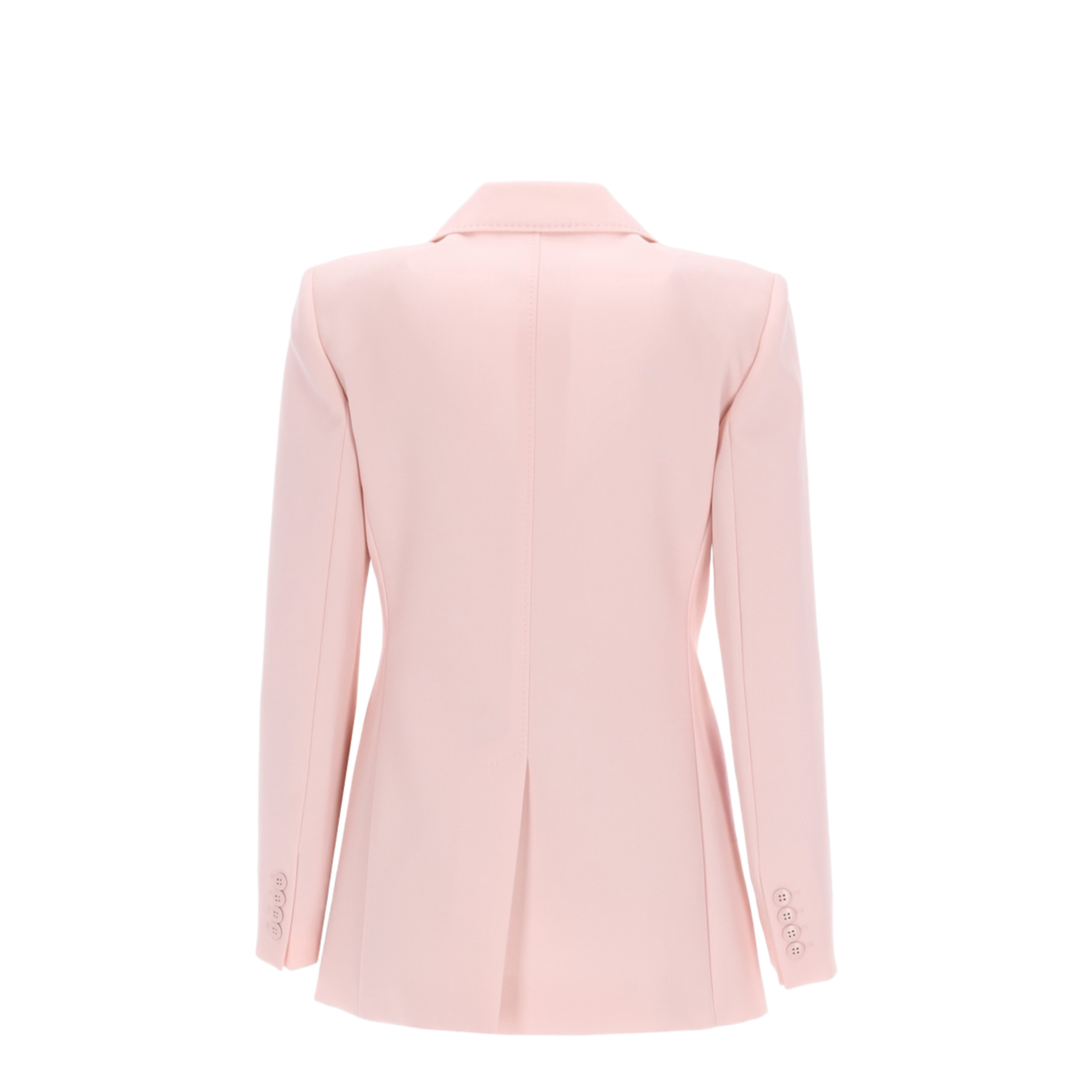 Double-Breasted Wool Crepe Jacket - Image 3