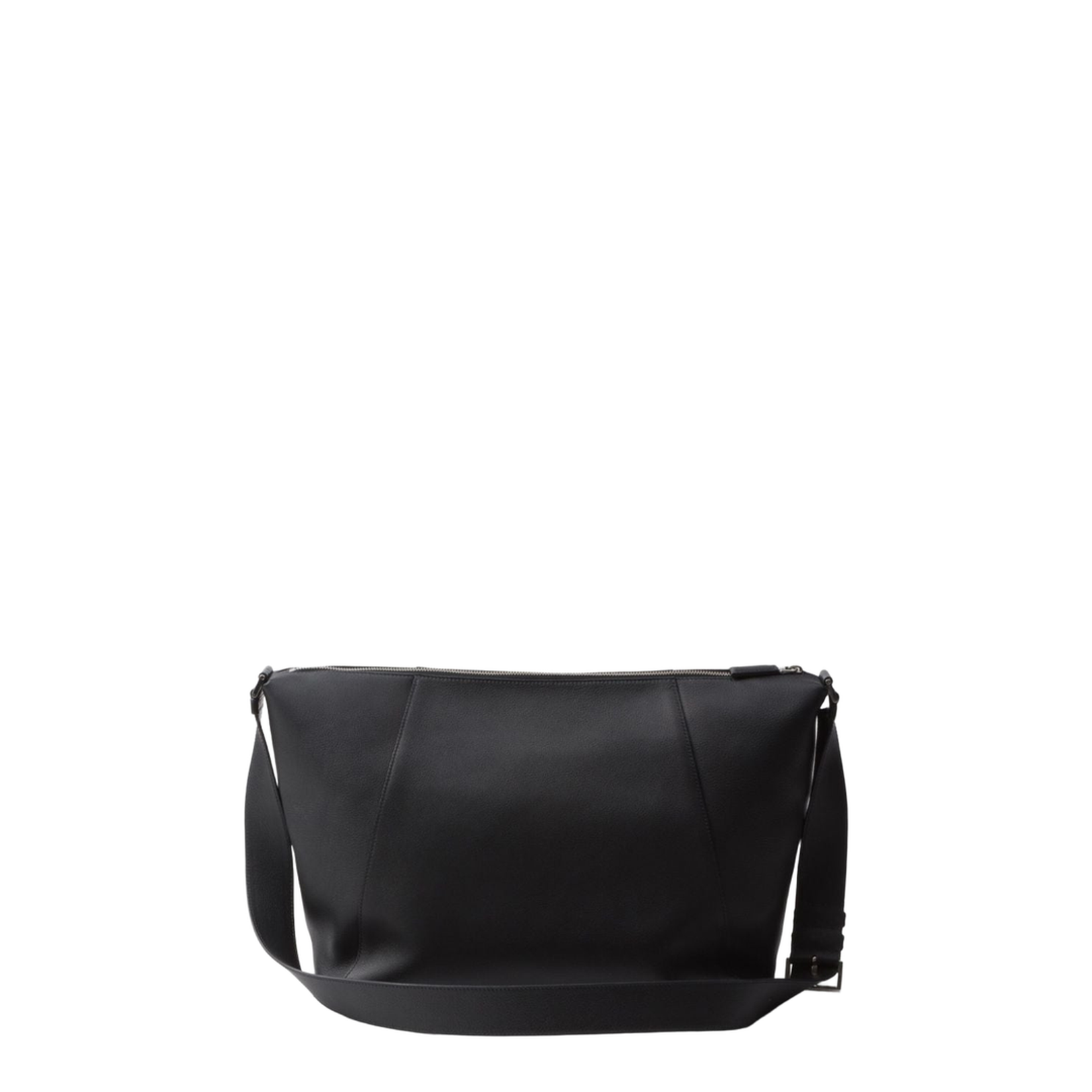 Black Leather Crossbody Bag - Image 2