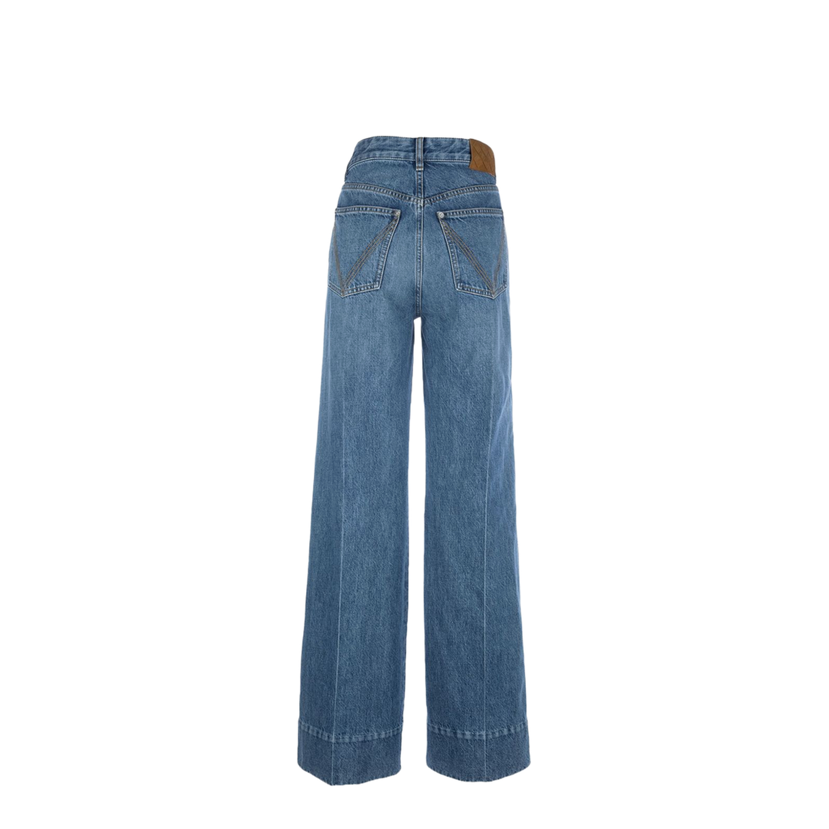 Vintage Palazzo Jeans - Dark Wash - Image 2