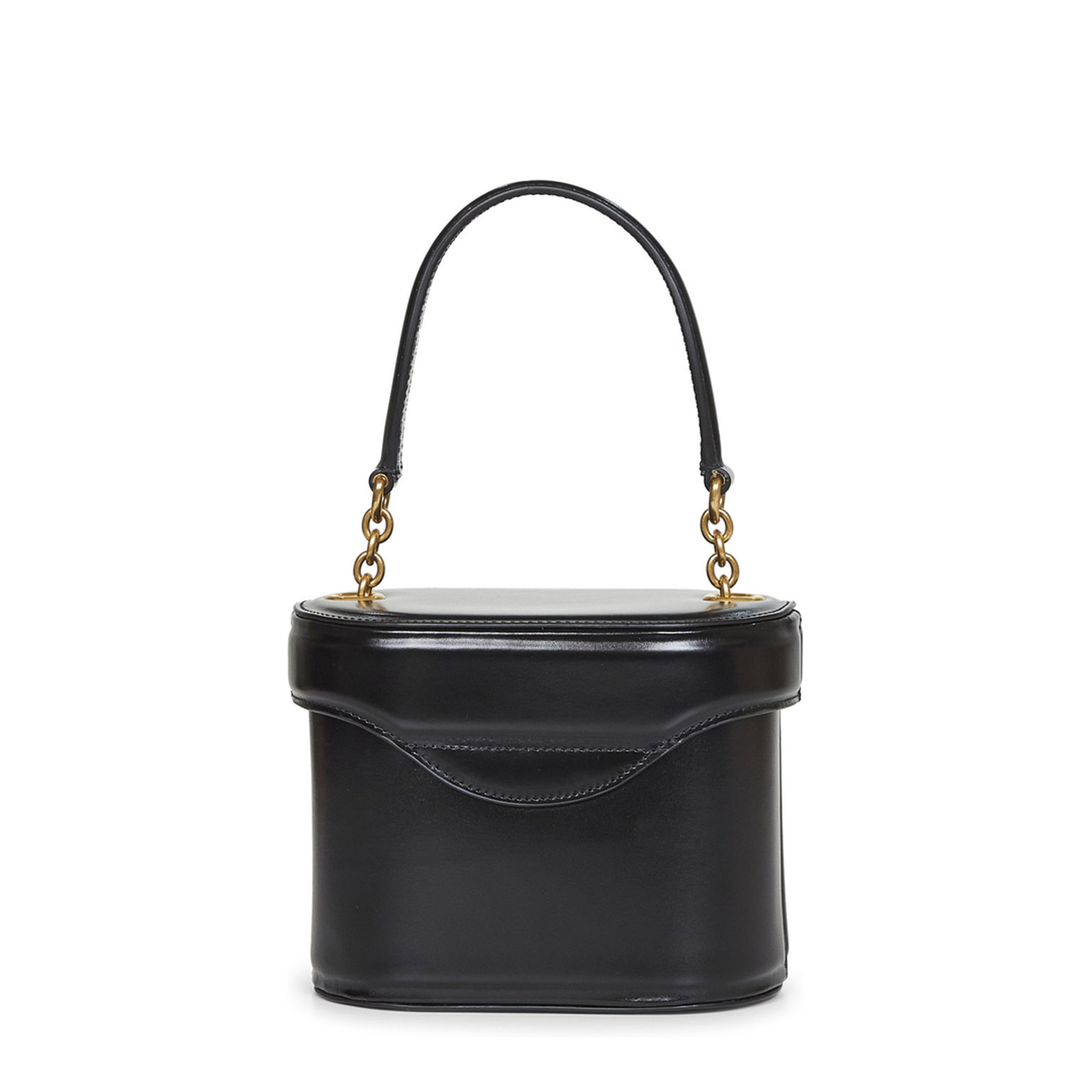 Black Leather Vanity Bag - Image 3
