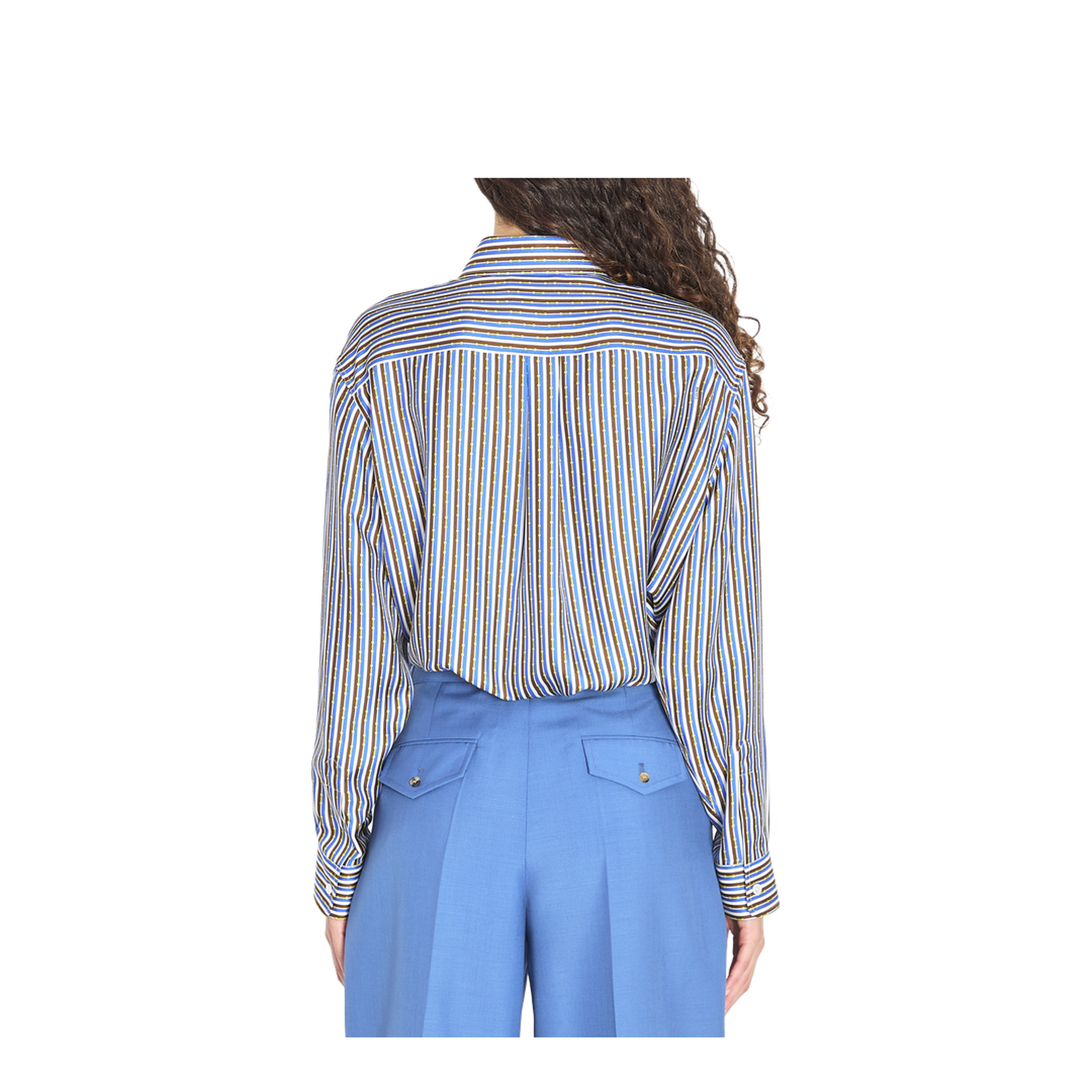 Oversized Striped Shirt - Image 4