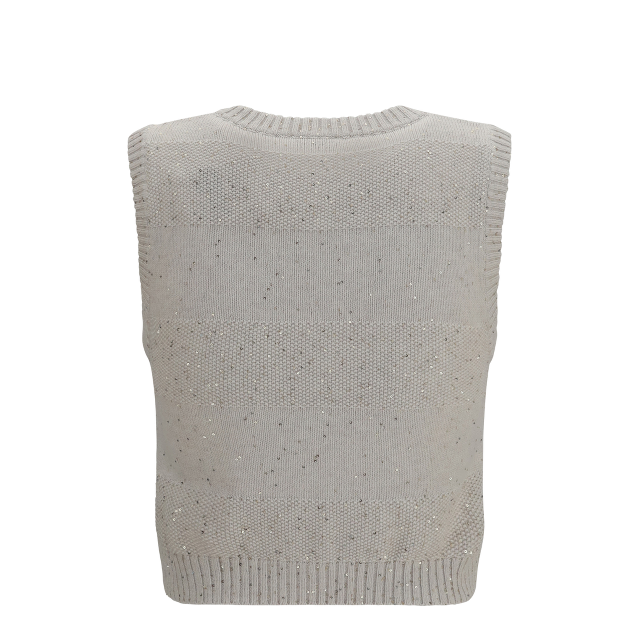 Knit And Sequin Vest - Image 2