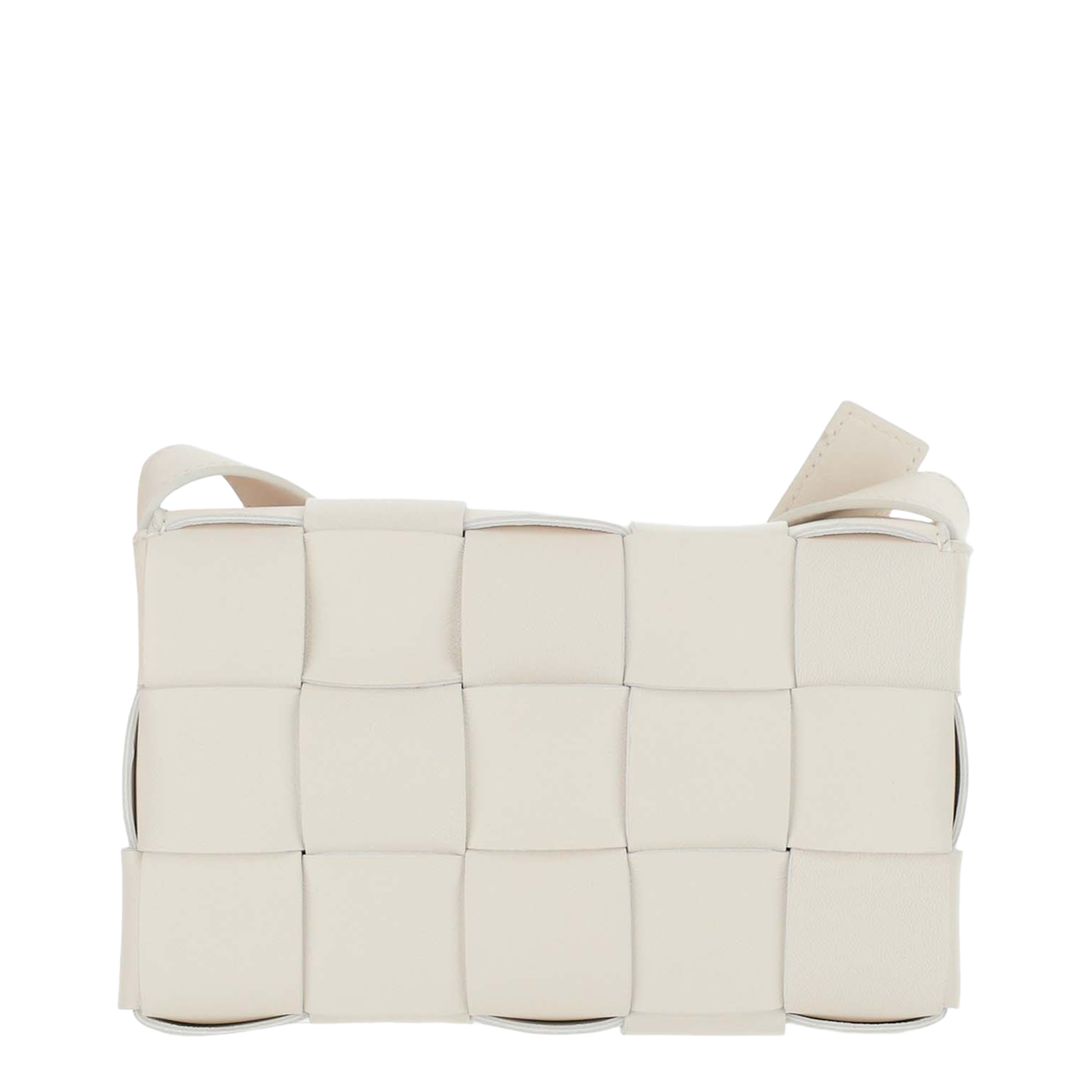 Cassette Small Lambskin Crossbody Bags - White - Image 3