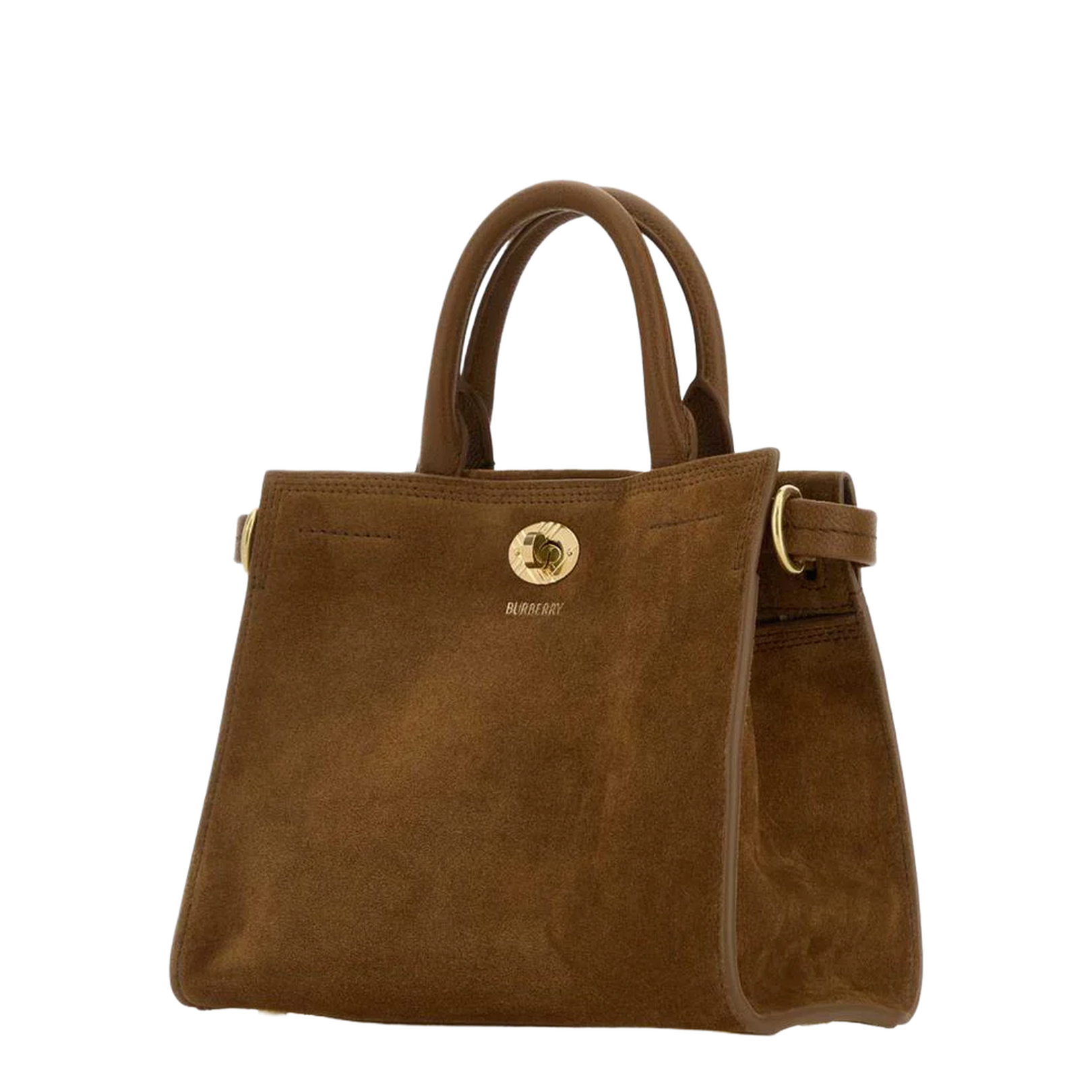 Mini Cotswolds Suede Tote - Hazel Brown - Image 2