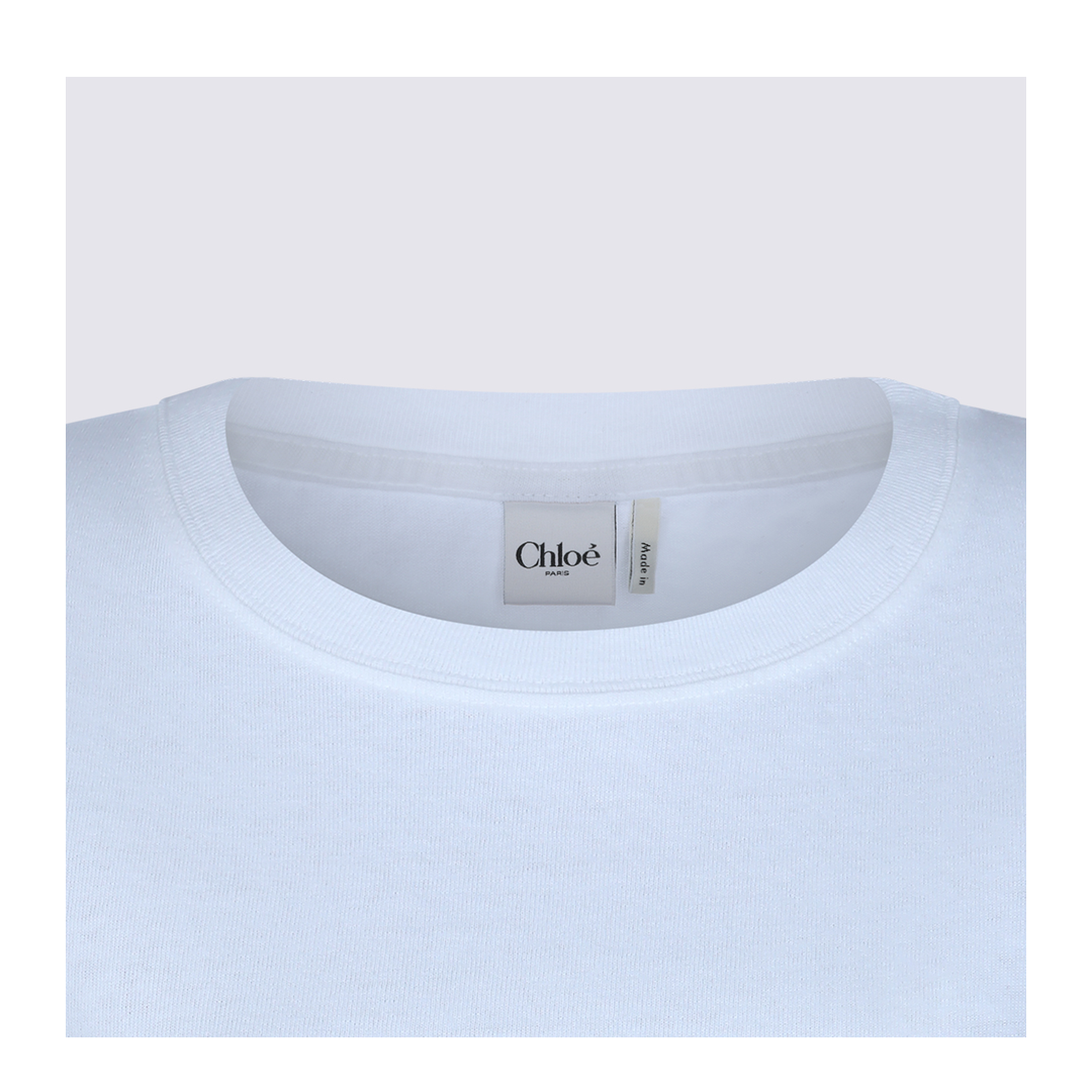 Baby Fit Logo T-Shirt in Cotton Jersey White - Image 5