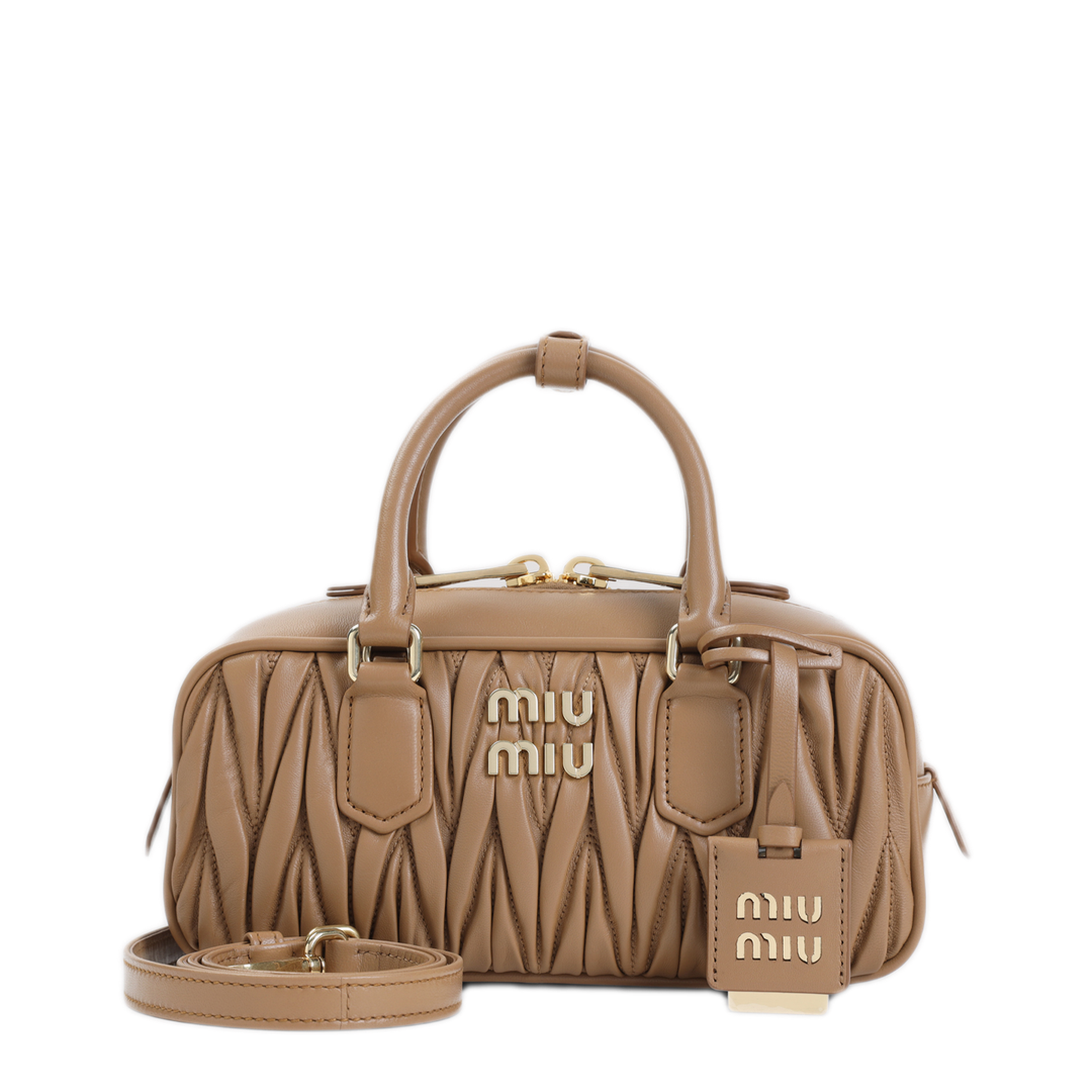 Arcadie Calfskin Handbag - Sand Beige - Image 1