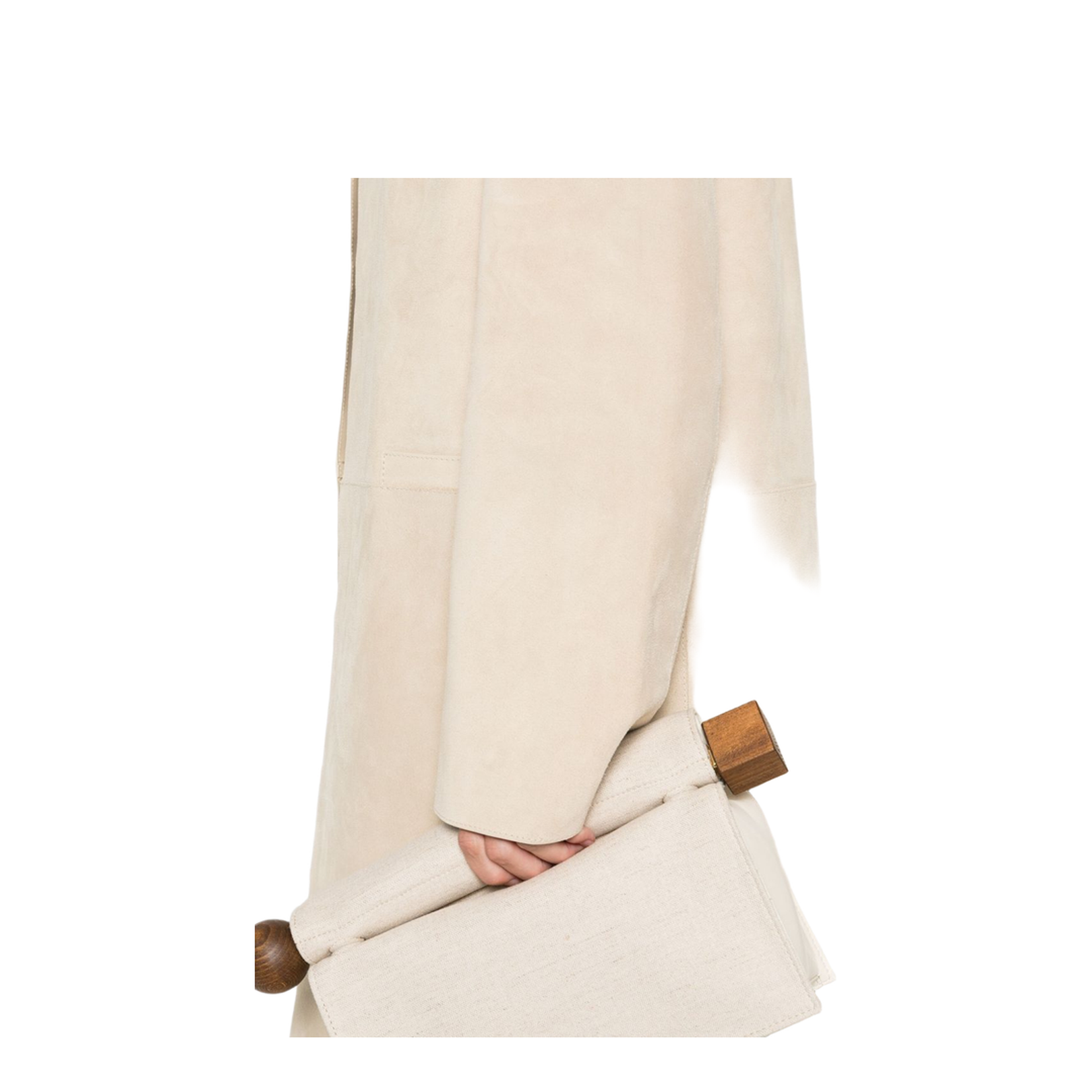 Suede Leather Coat - Image 3