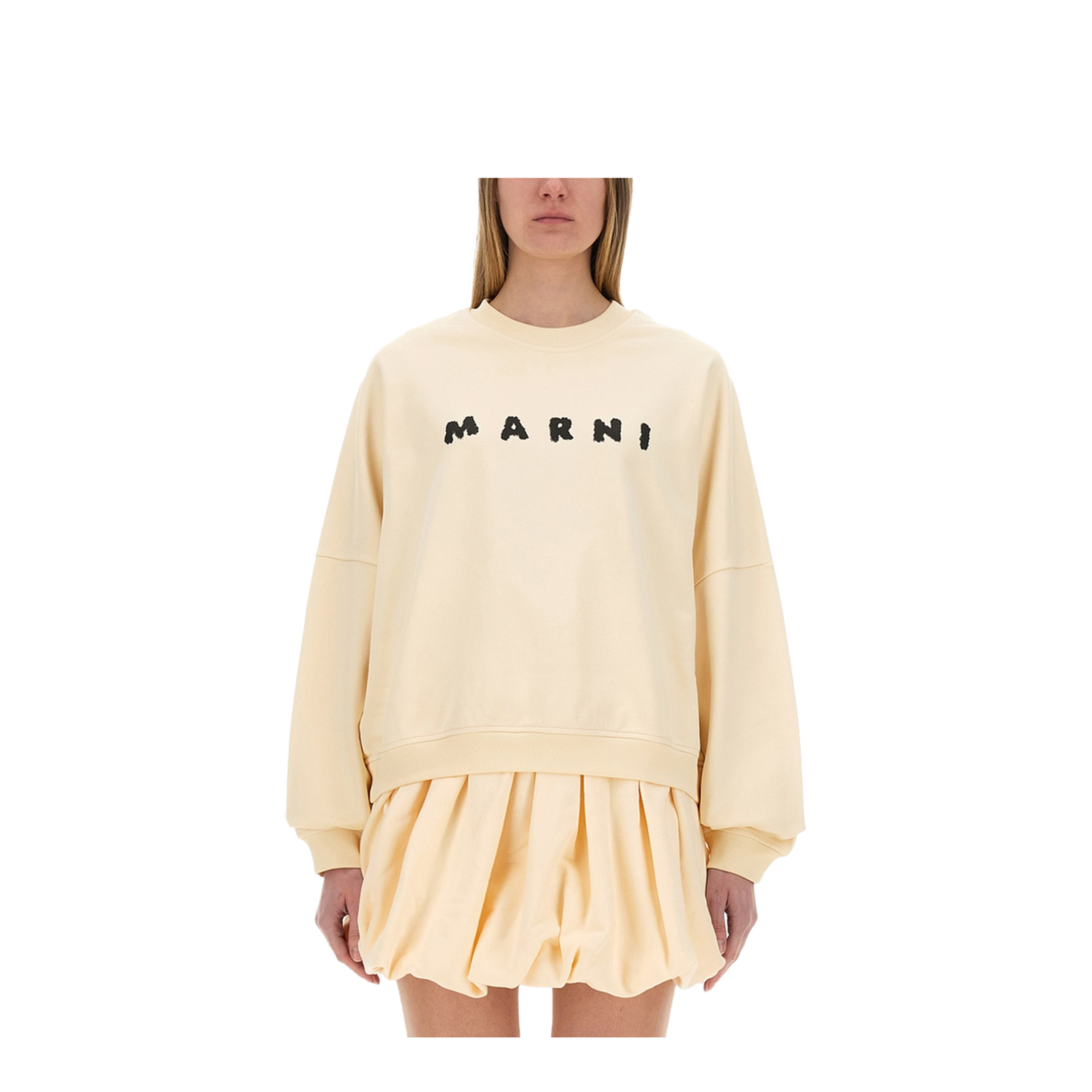 Cotton Sweatshirt With Print - Image 1