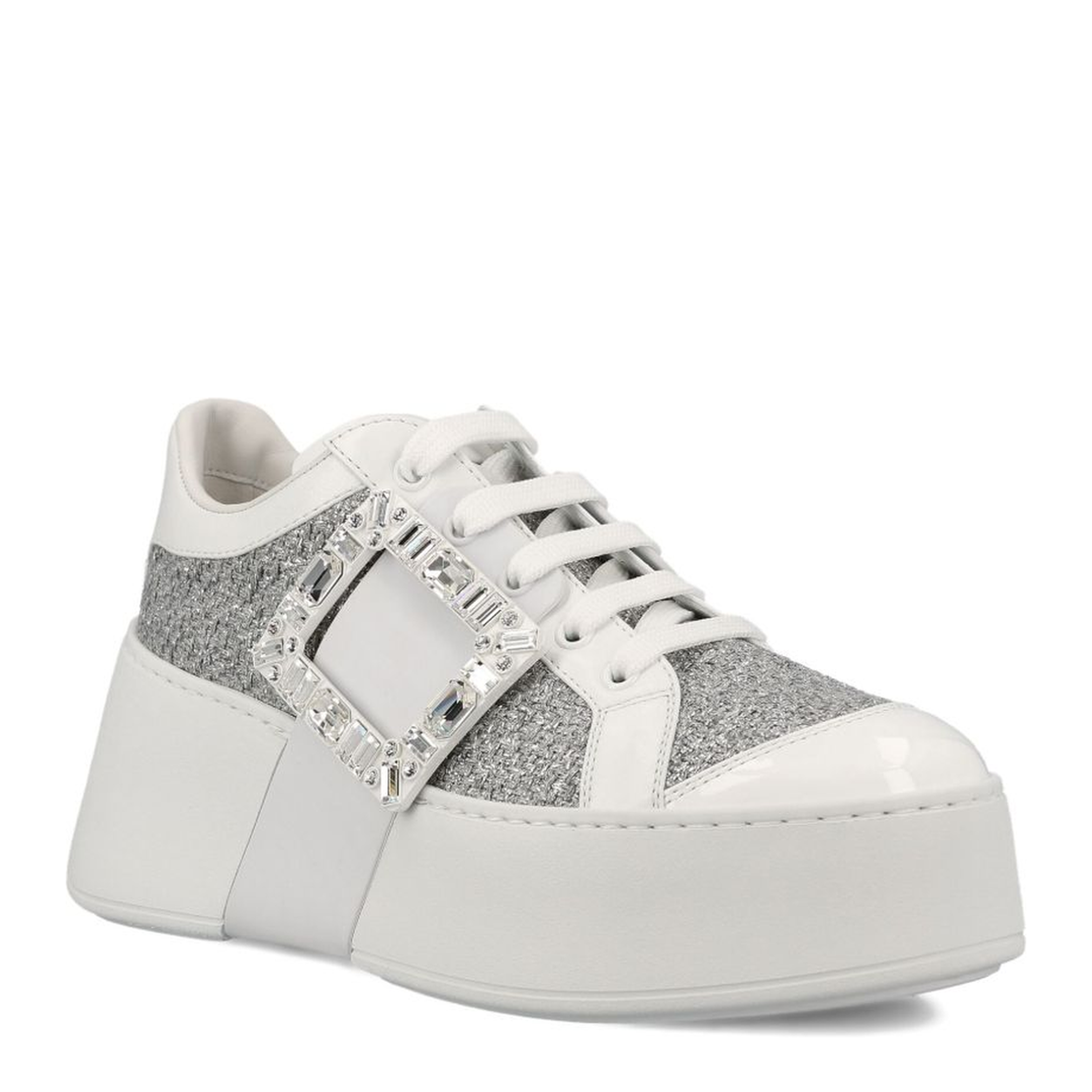 Skate Sneakers in Lurex - Image 3