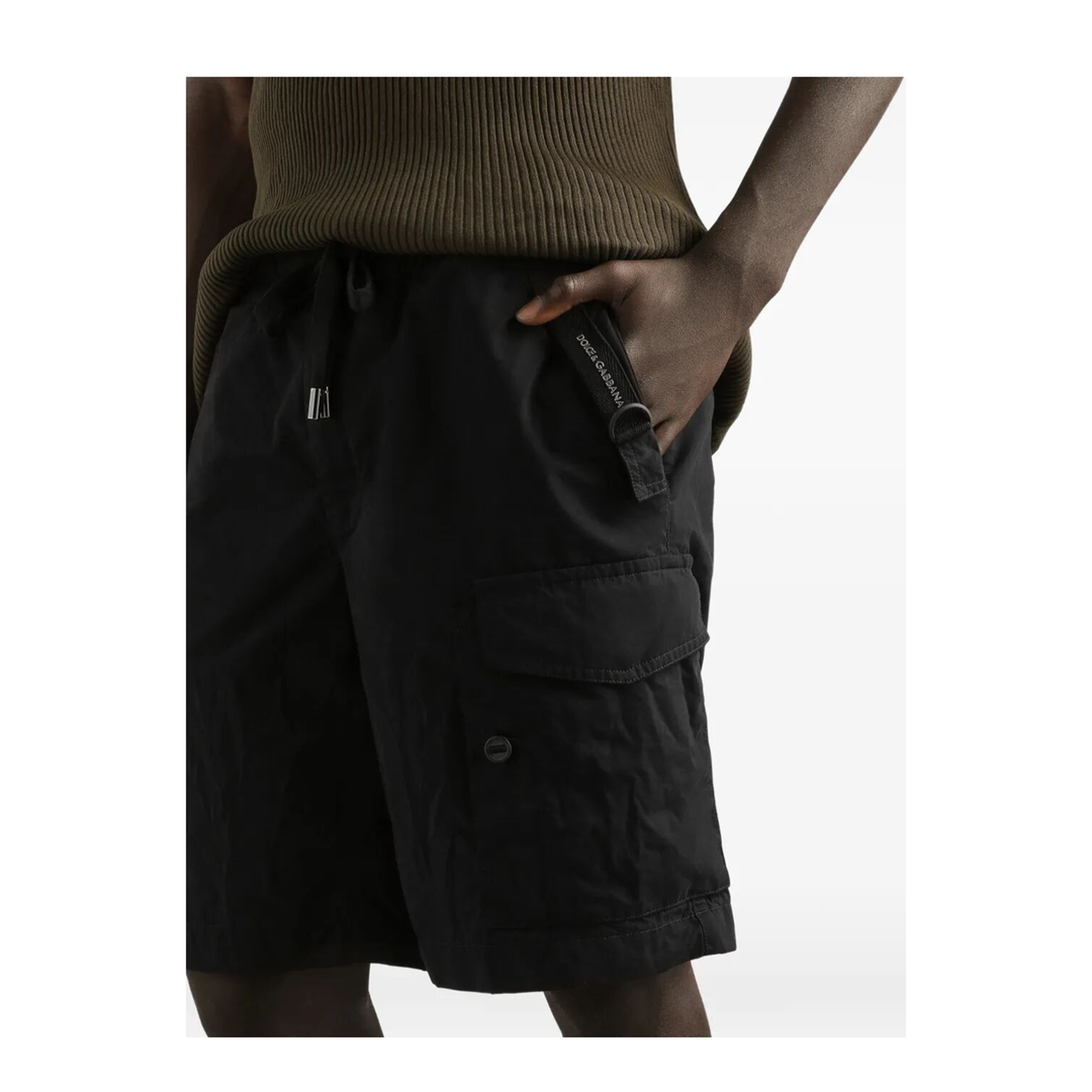 Waxed Faille Bermuda Shorts - Image 5