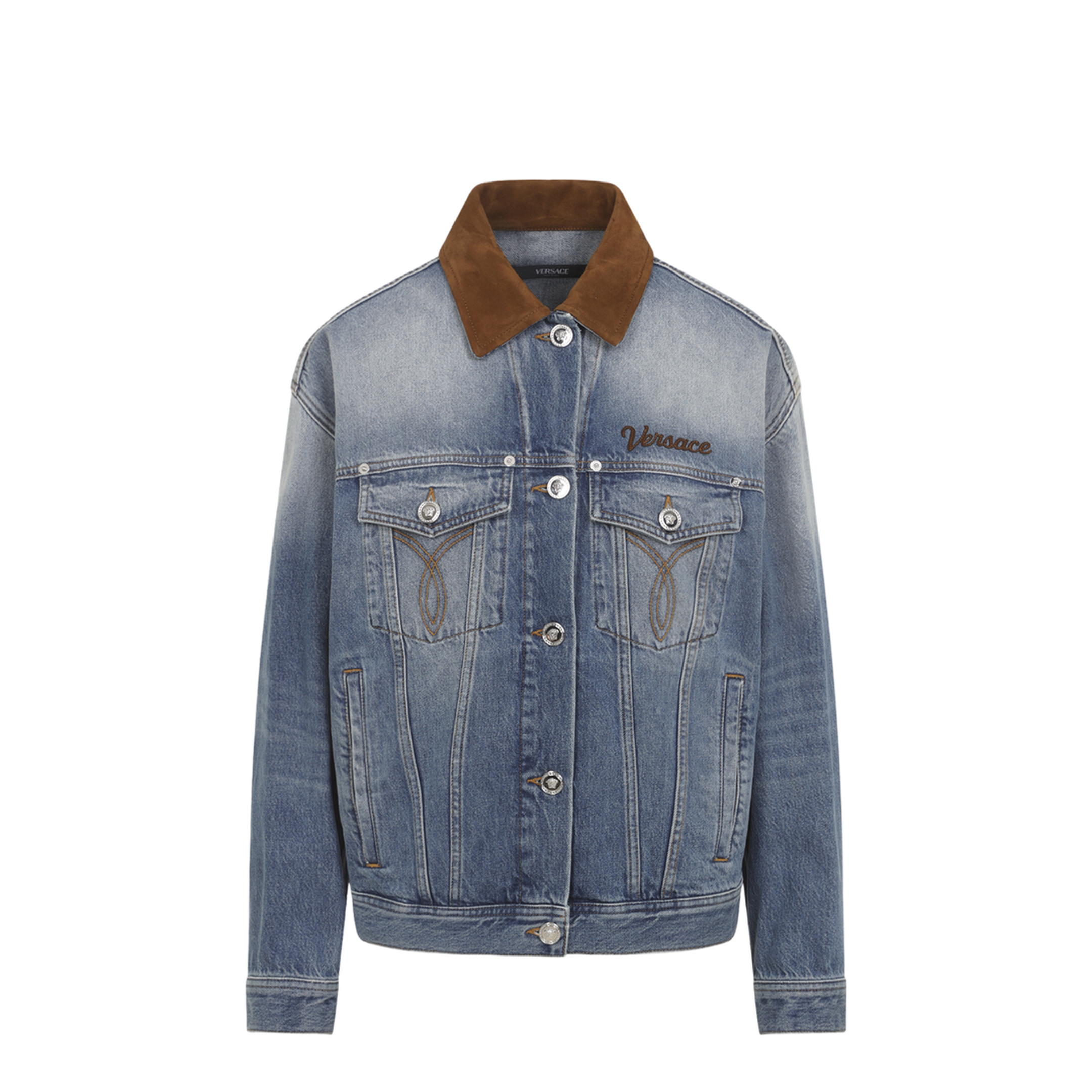 Denim Stone Wash Blouson - Image 2