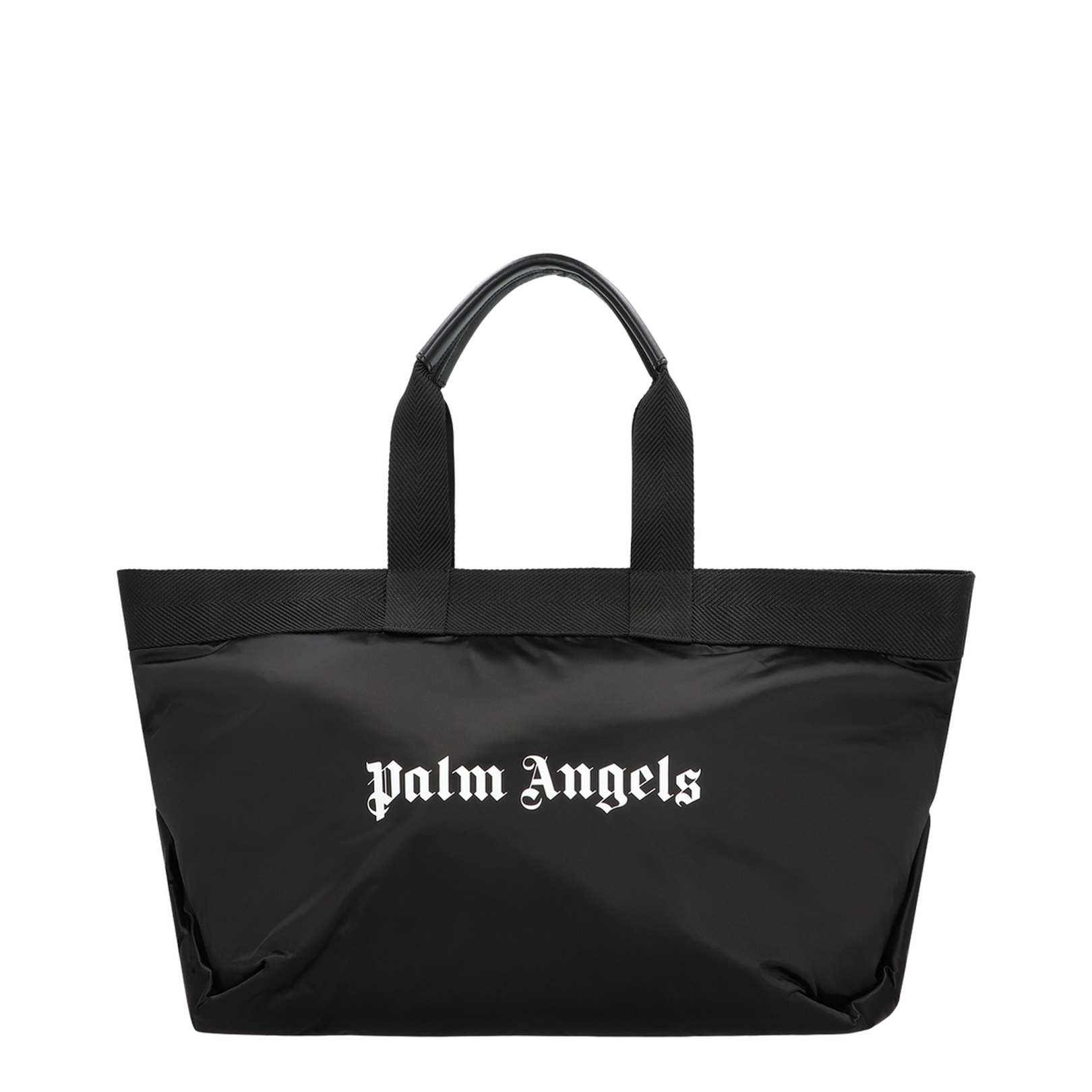 Nylon Classic Logo Large Tote Bag Black - Image 2