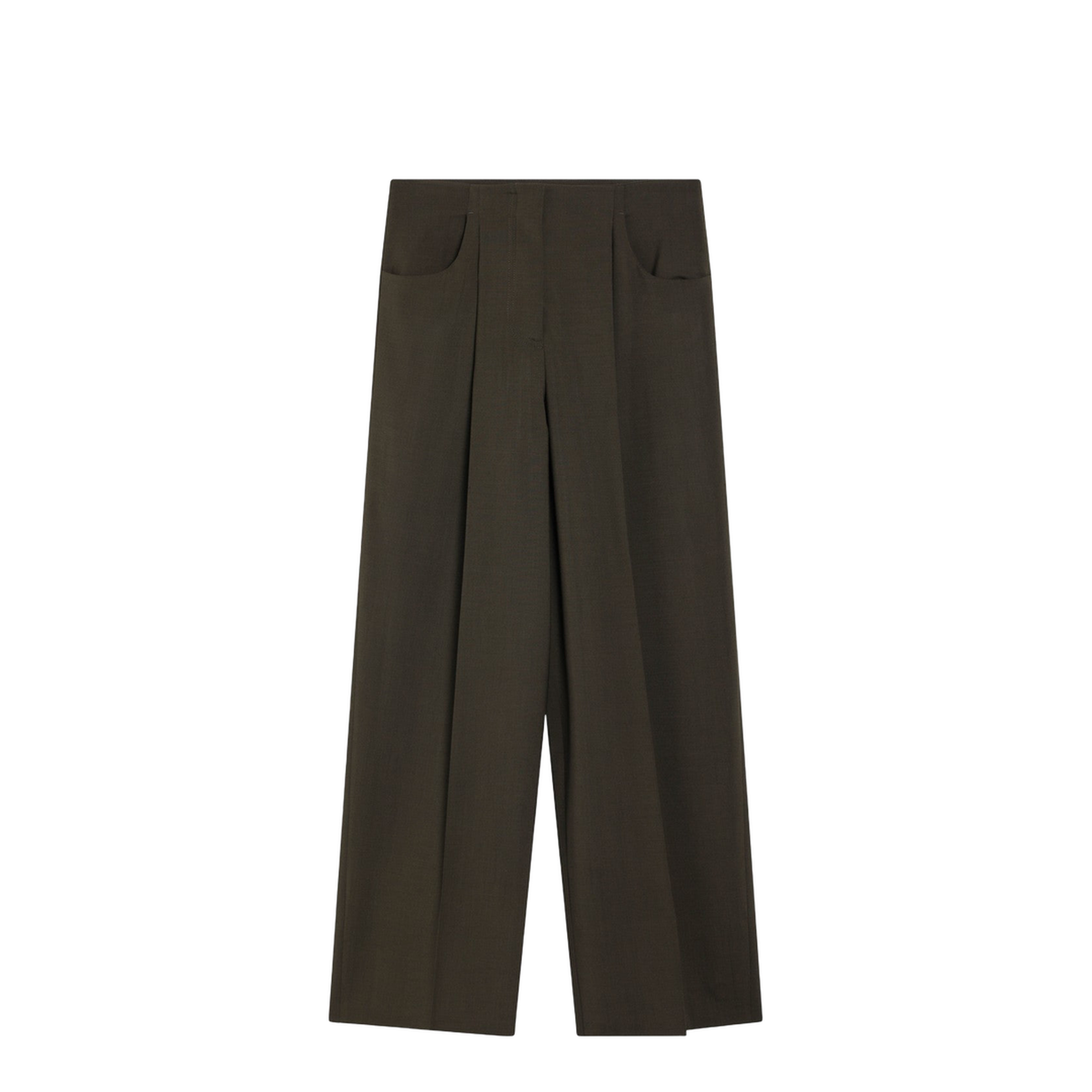 Trousers Wool Green - Image 1