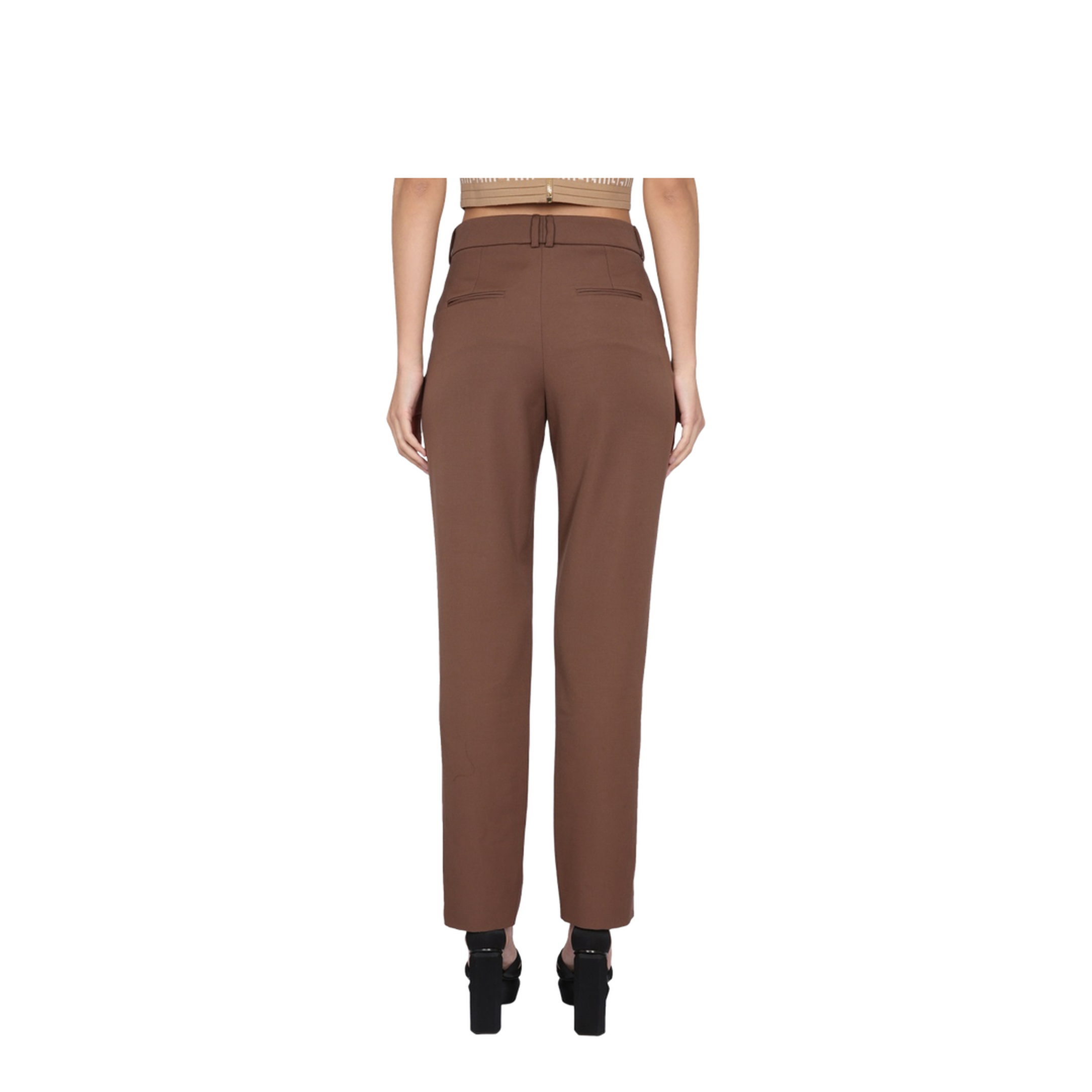 Wool Pants Brown - Image 4