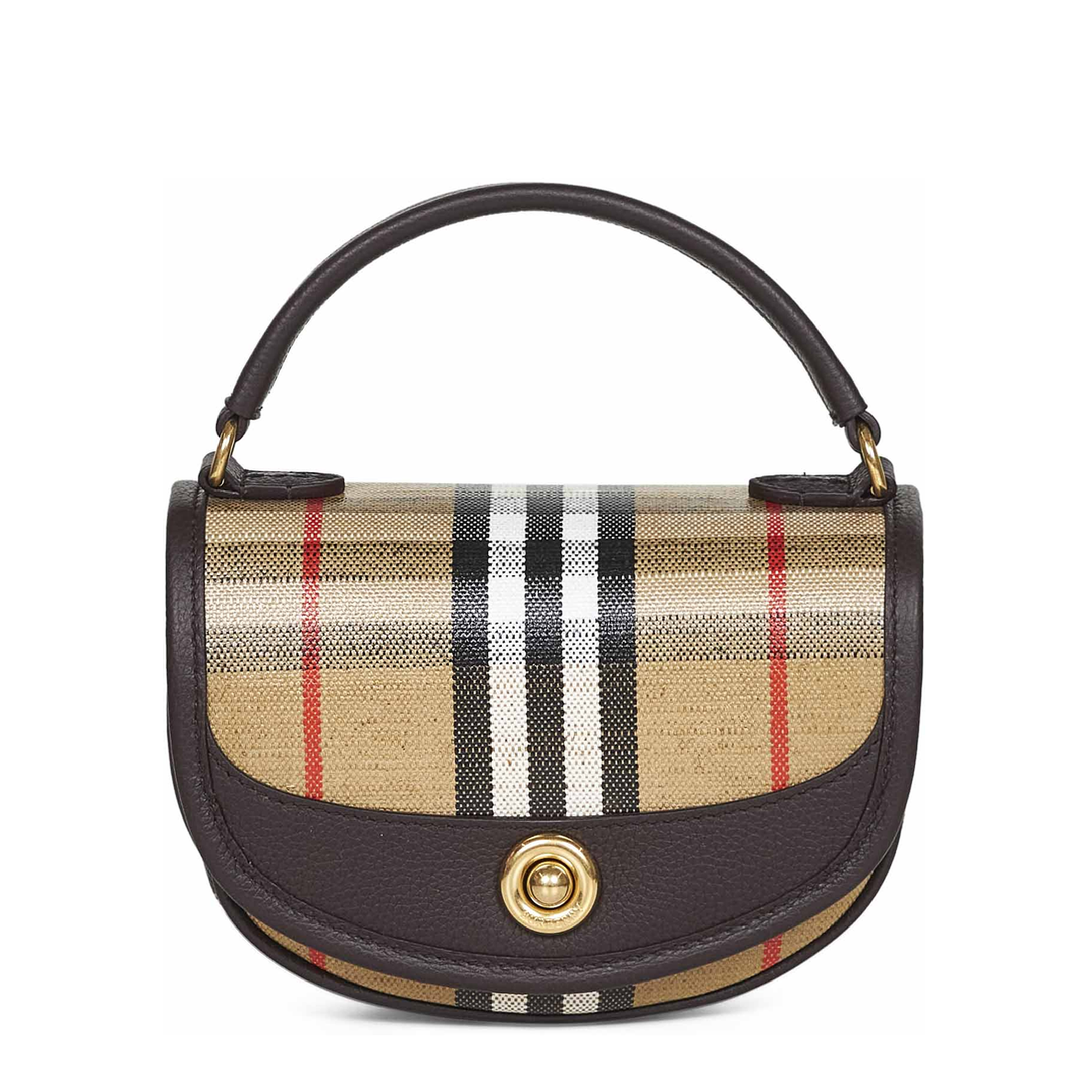 Highlands Mini Leather Crossbody Bags - Brown - Image 1