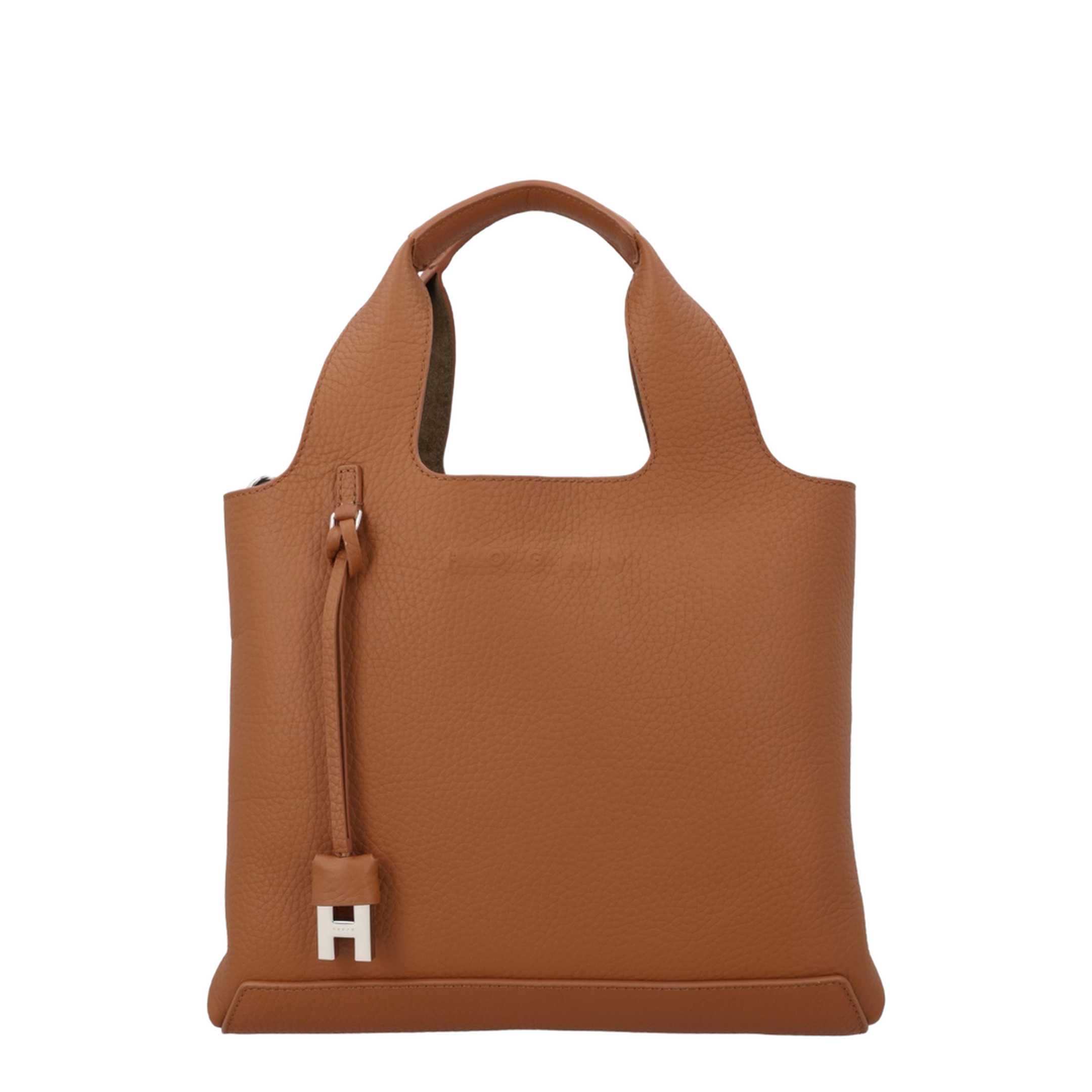 Mini leather tote - Image 1