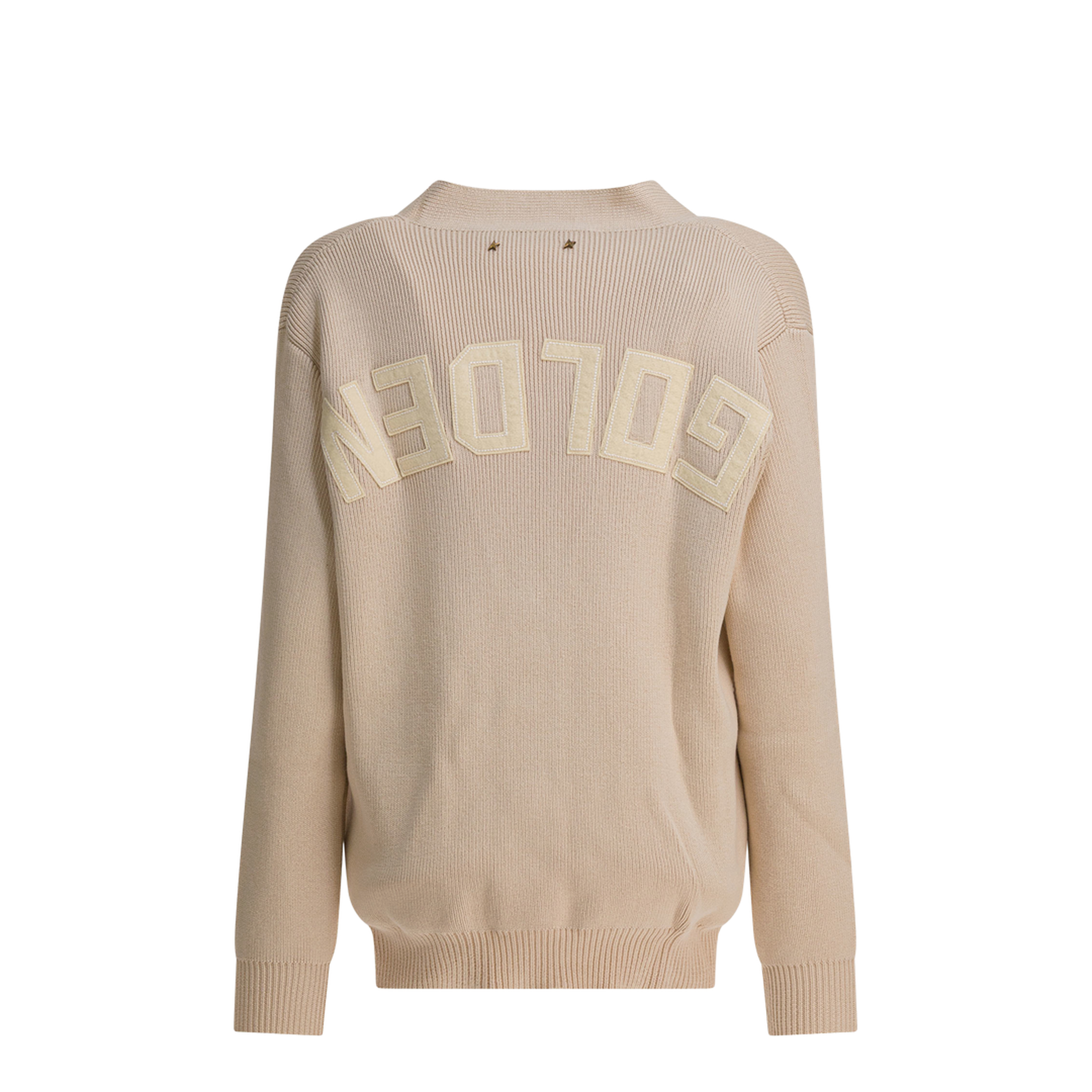 Cotton V-Necked Cardigan - Image 2
