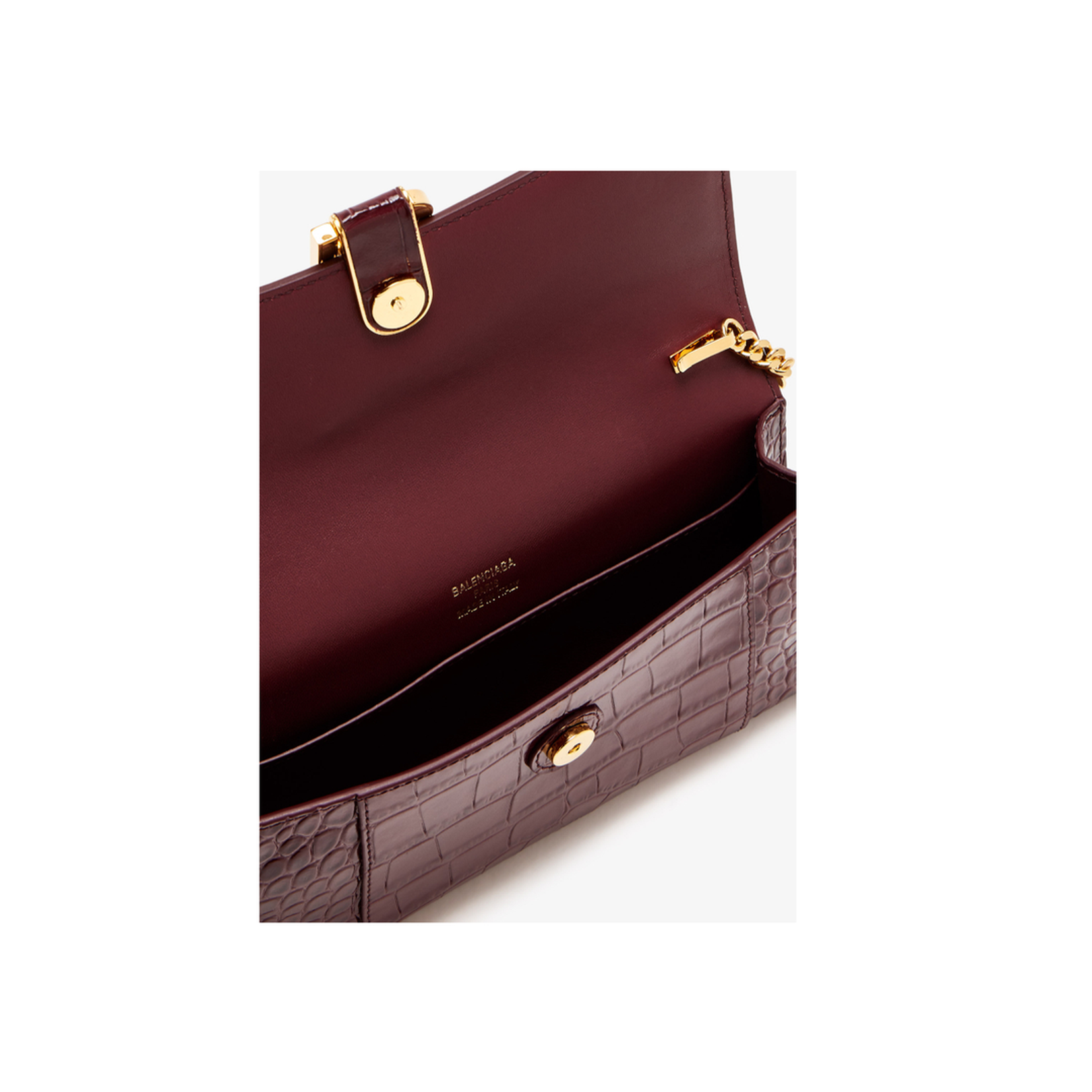 Hourglass Wallet Dark Burgundy - Image 3