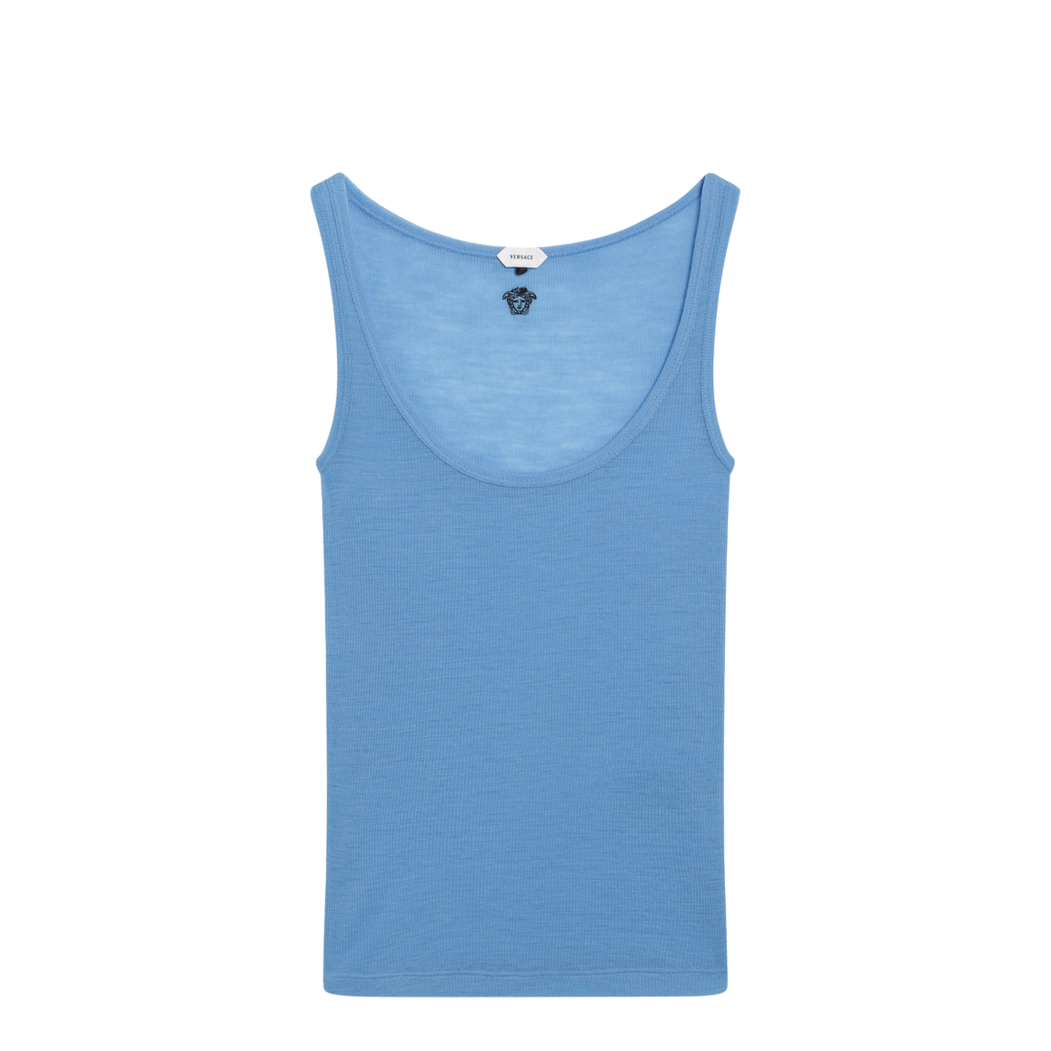 Women's Medusa Wool Tank Top Blue - Image 1