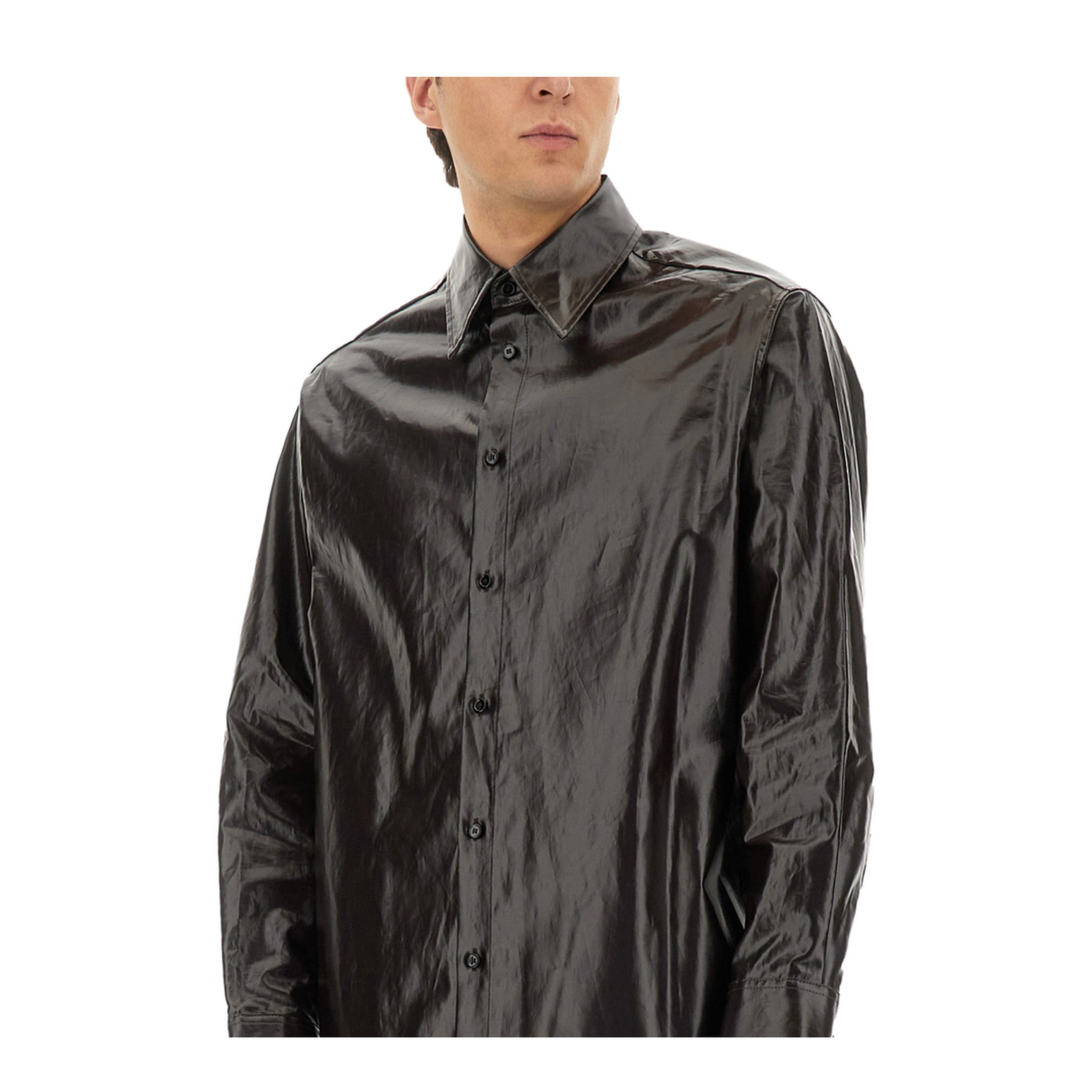 Shiny Linen Shirt - Image 4