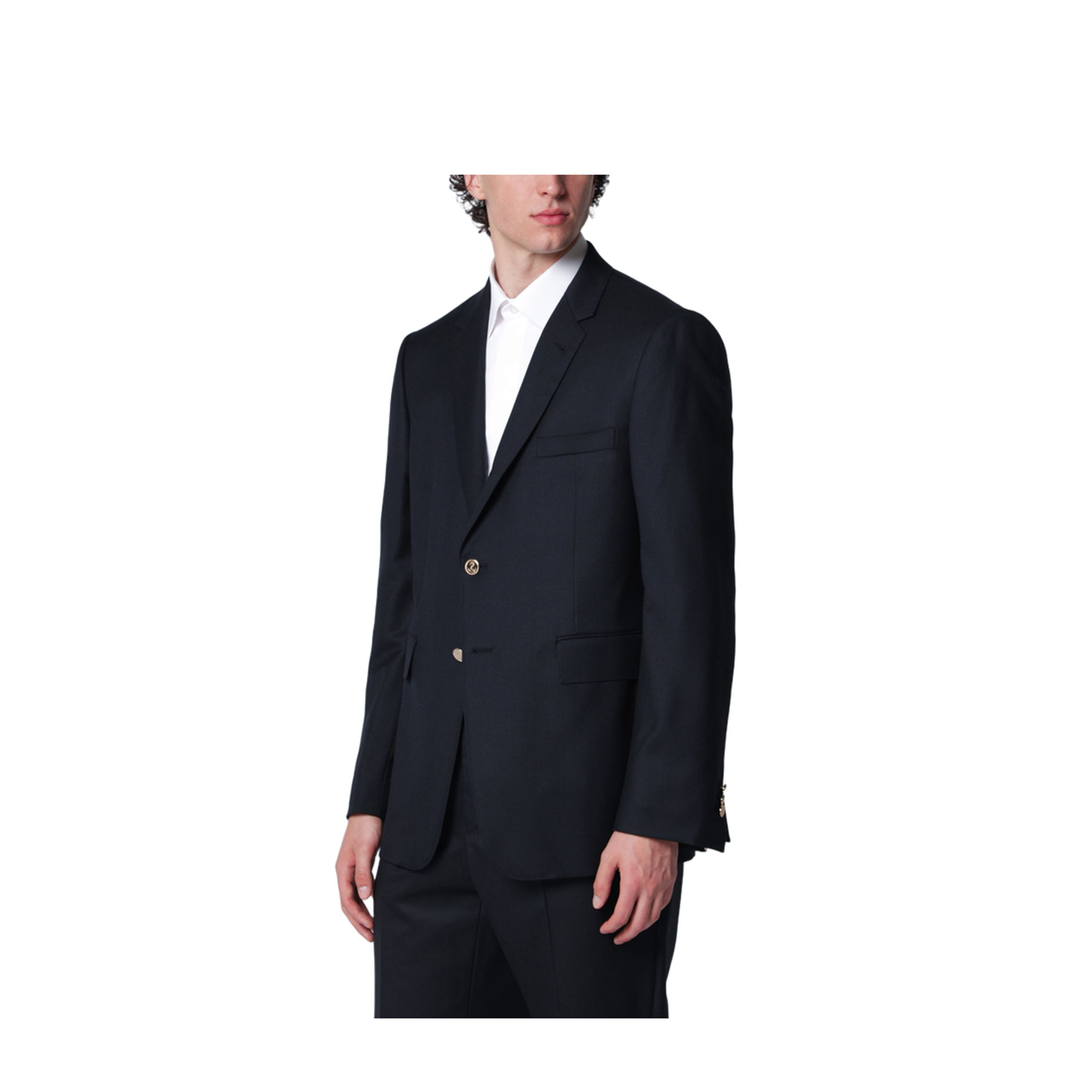 Wool Single-Breasted Blazer - Image 1