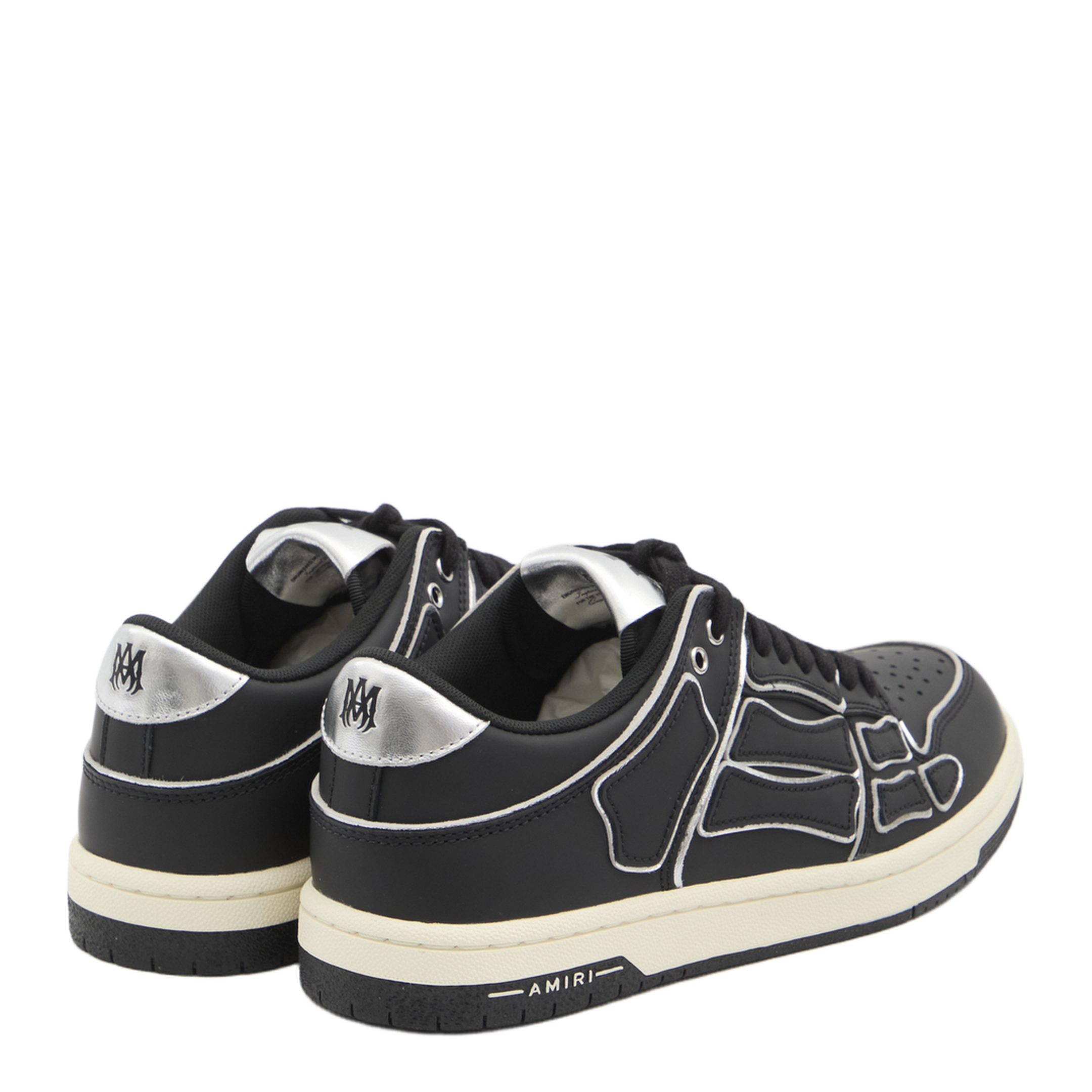 Skel Top Low Black Sneaker With Logo Patch - Image 3