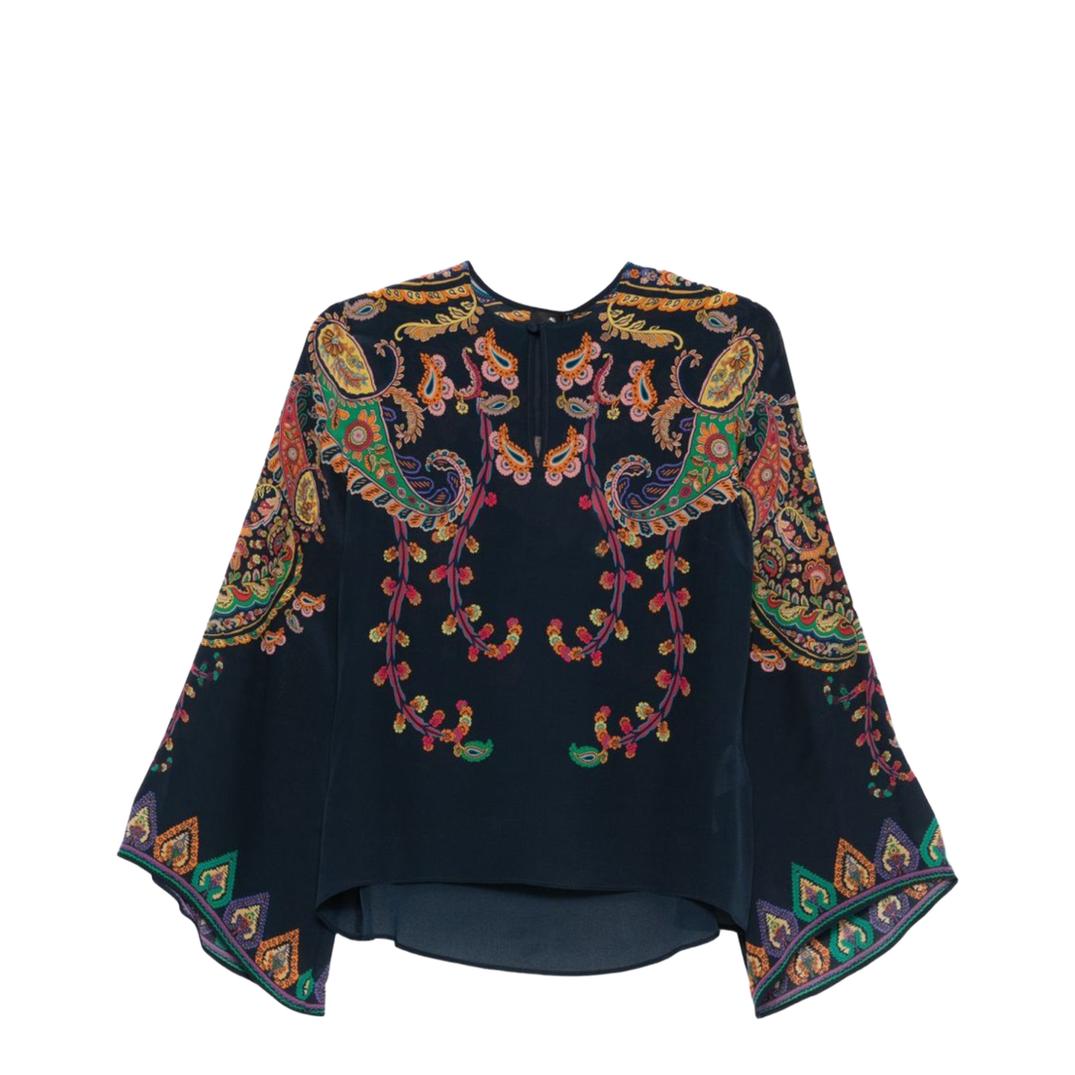 Floral Paisley Print Blouse - Image 1