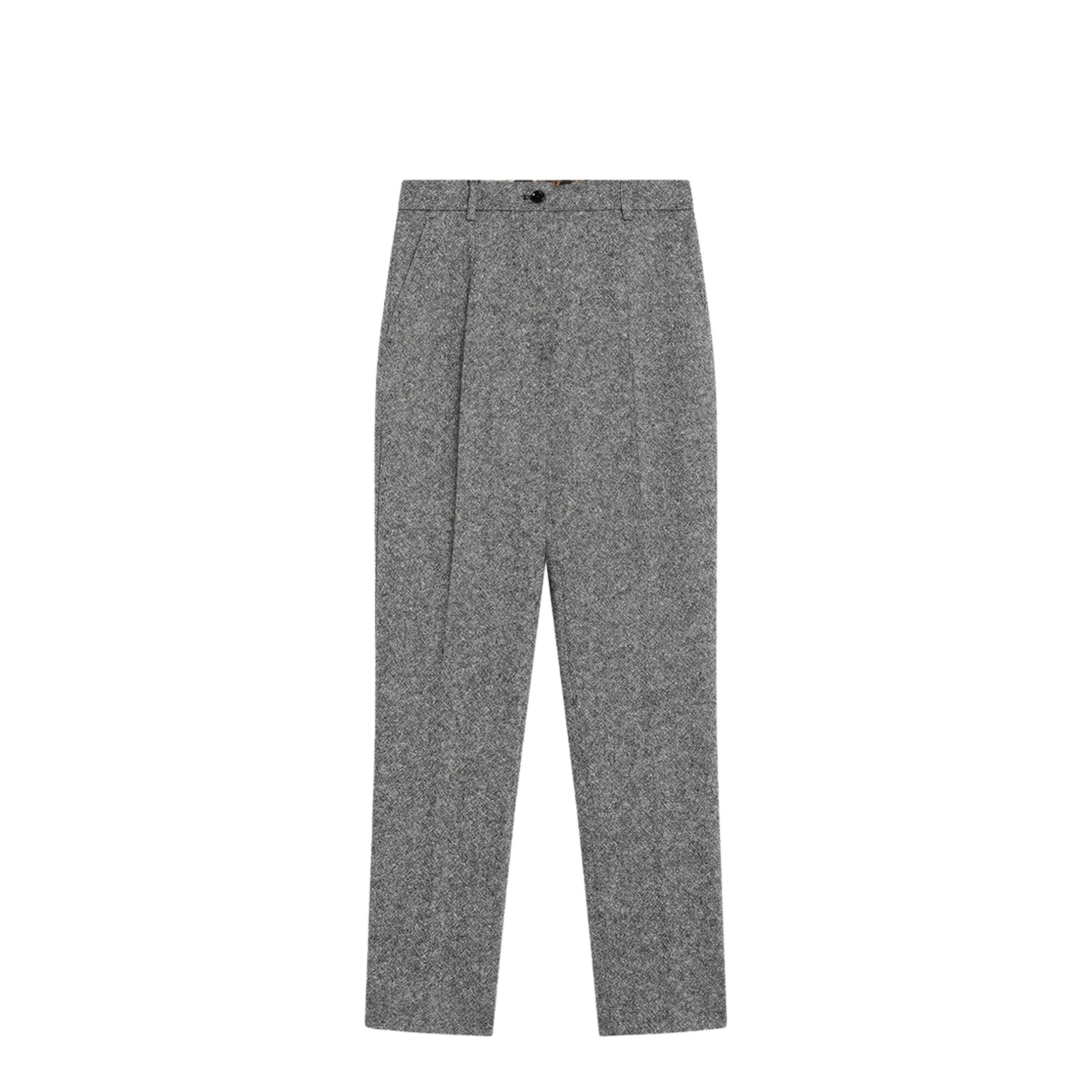 Wool-blend Dotted Trousers - Image 1