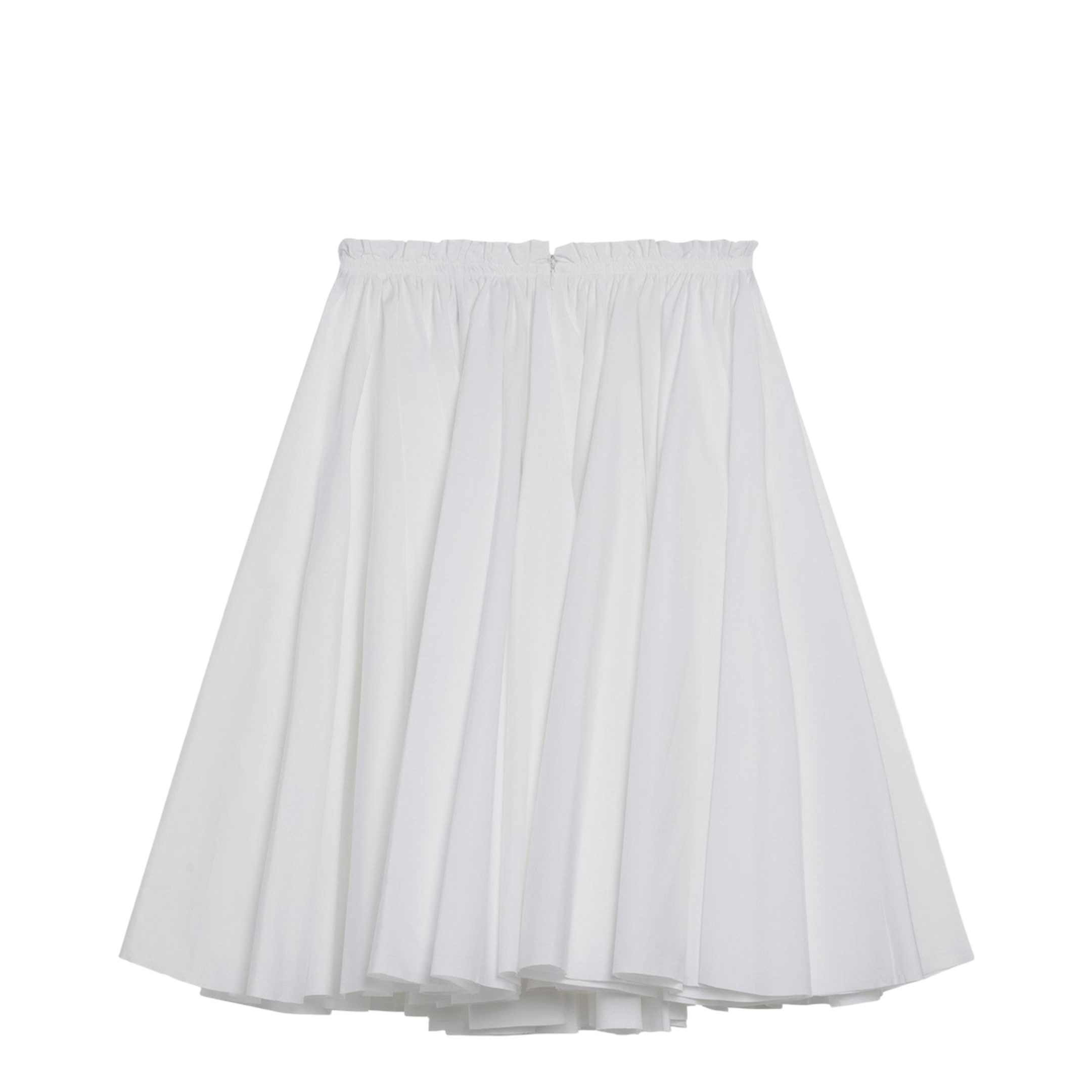 White Cotton Skirt - Image 2