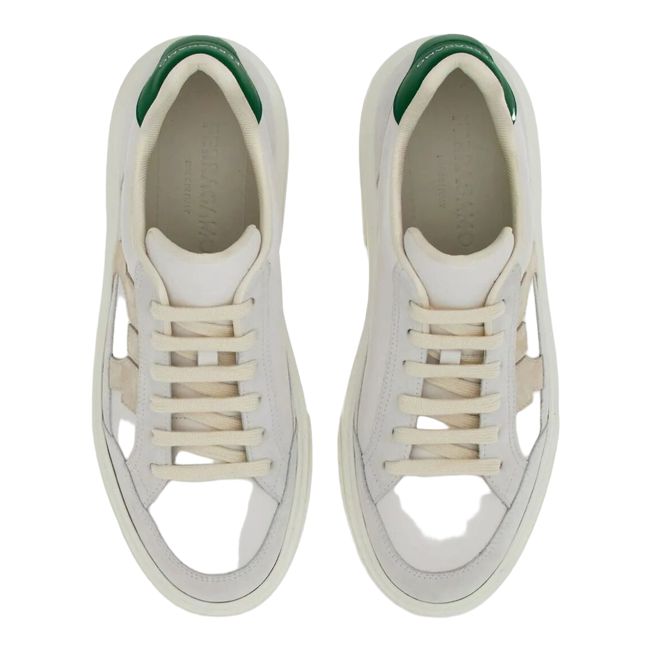 Leather Sneakers with Gancini Patch - Image 4