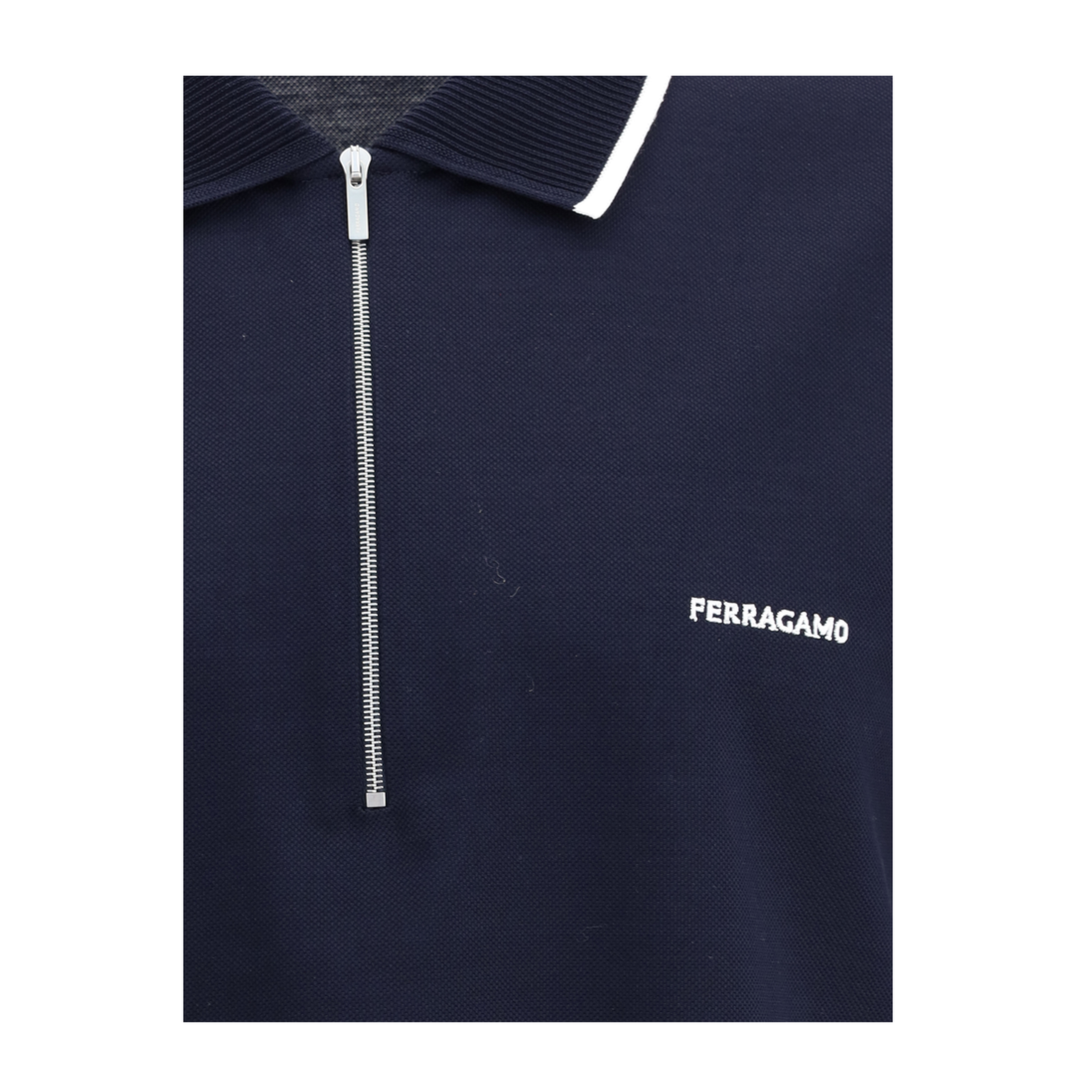 Cotton Zip Polo - Image 3