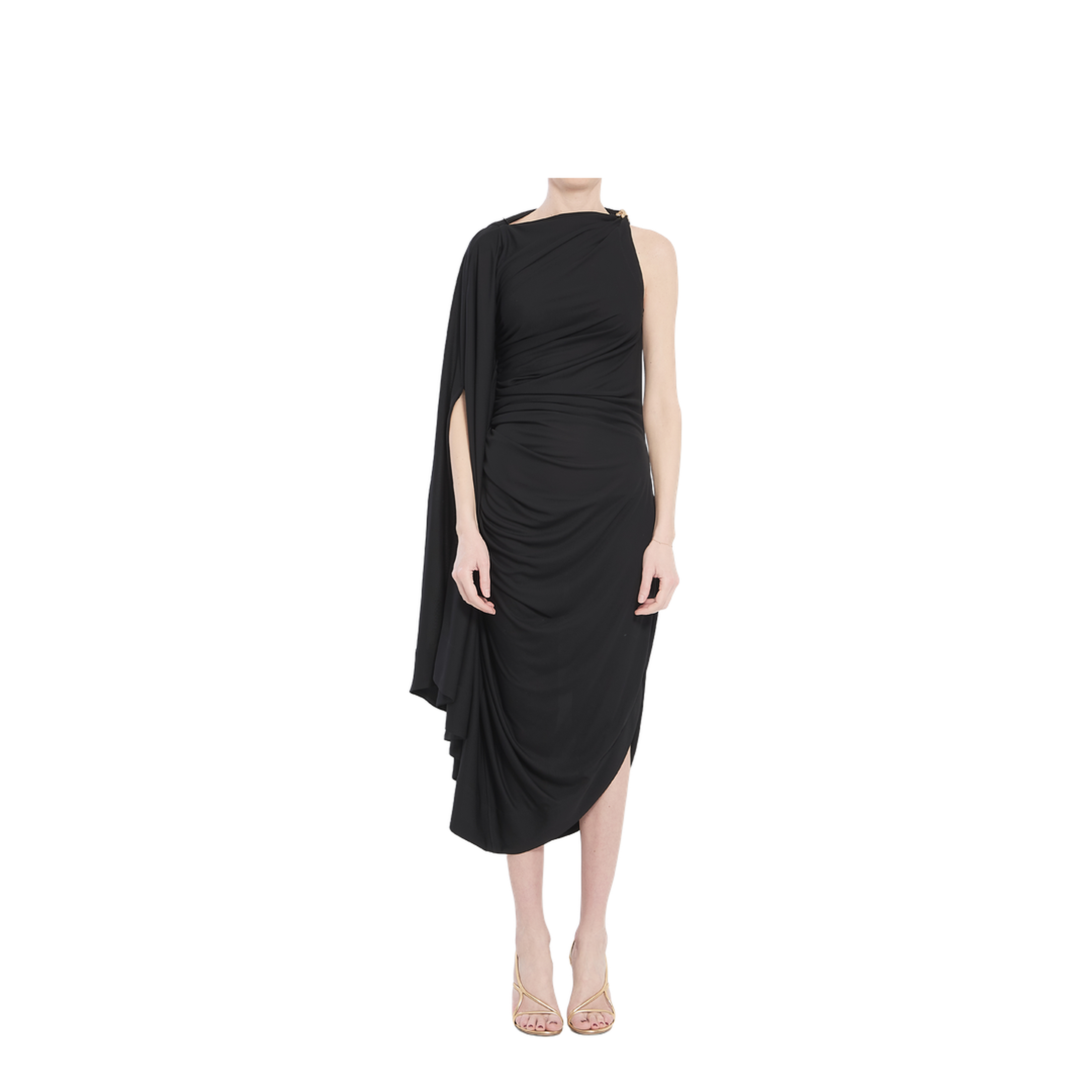 Viscose Jersey Draped Dress - Image 1
