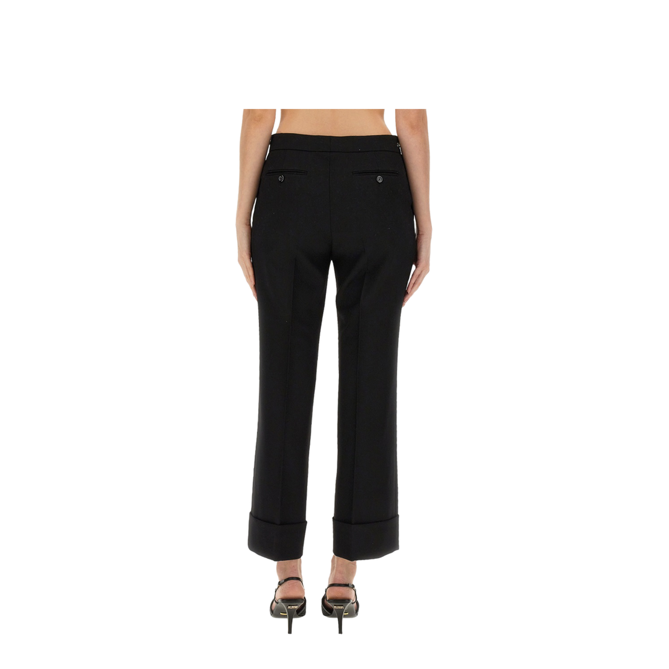 Wool Pleat-Front Trousers - Image 4