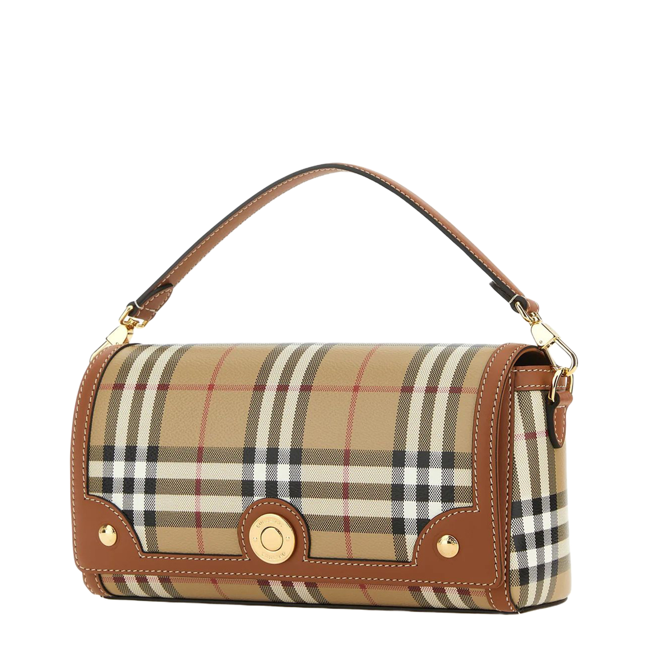 Printed Canvas and Leather Note Handbag - Image 3