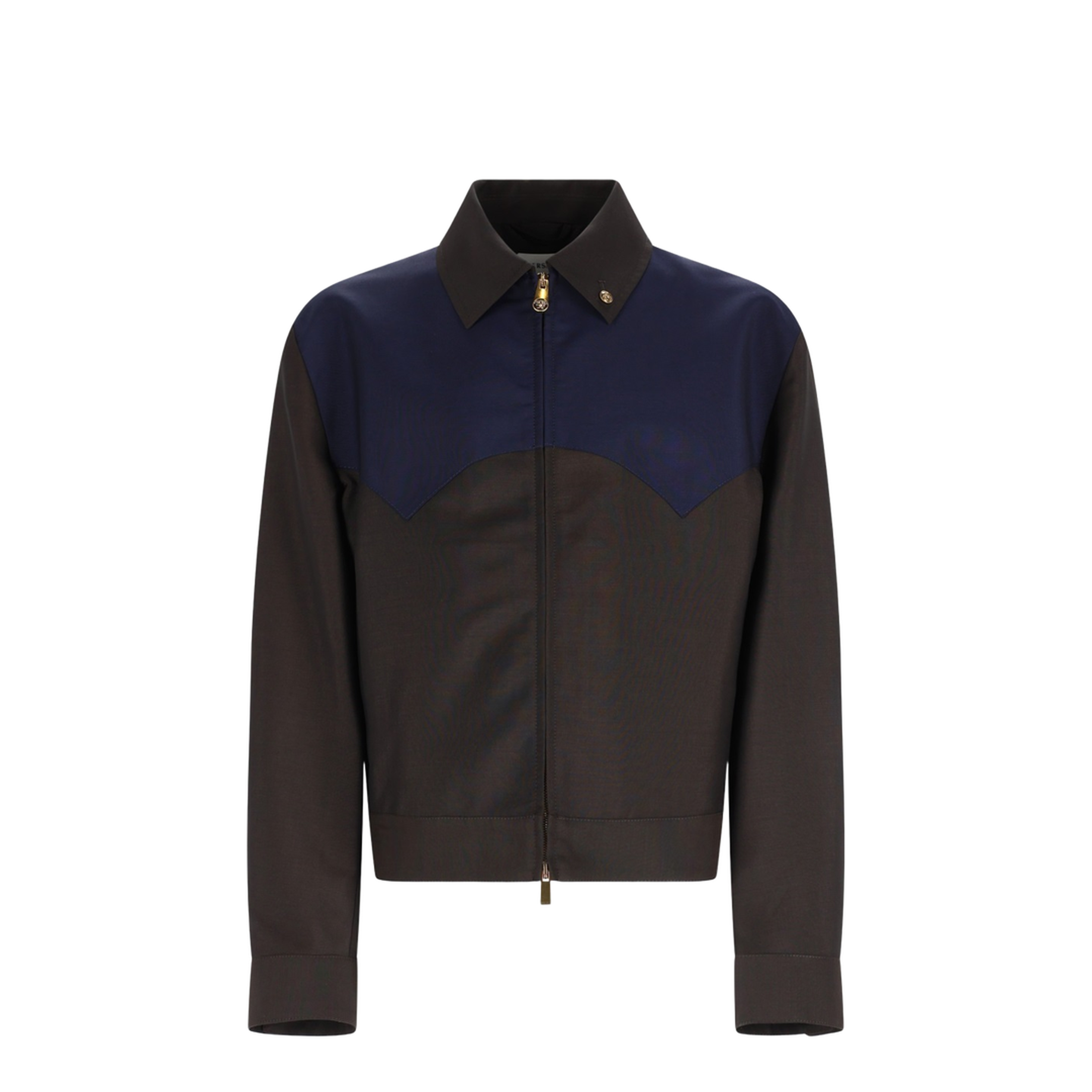 Men's Zipped Jacket Brown - Image 1