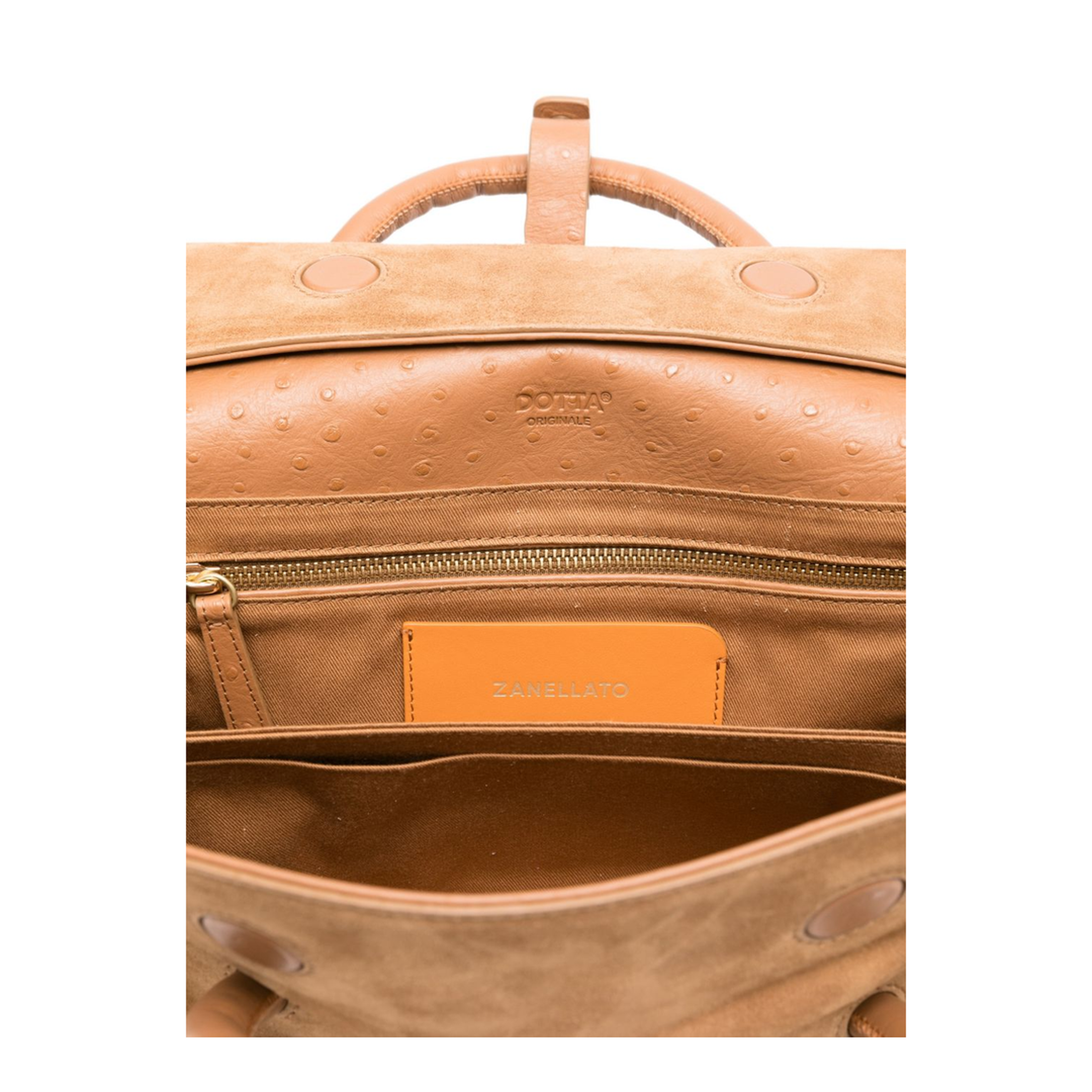 Dotta Baby Zashmere Suede Top Handle Bag - Cactus Brown Dorsoduro - Image 2