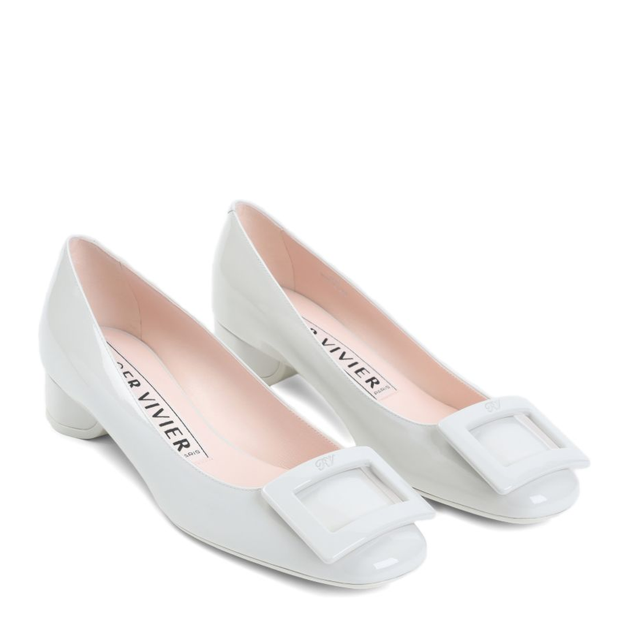U Look Ballerinas in Patent Leather - Ice Gray - Image 4