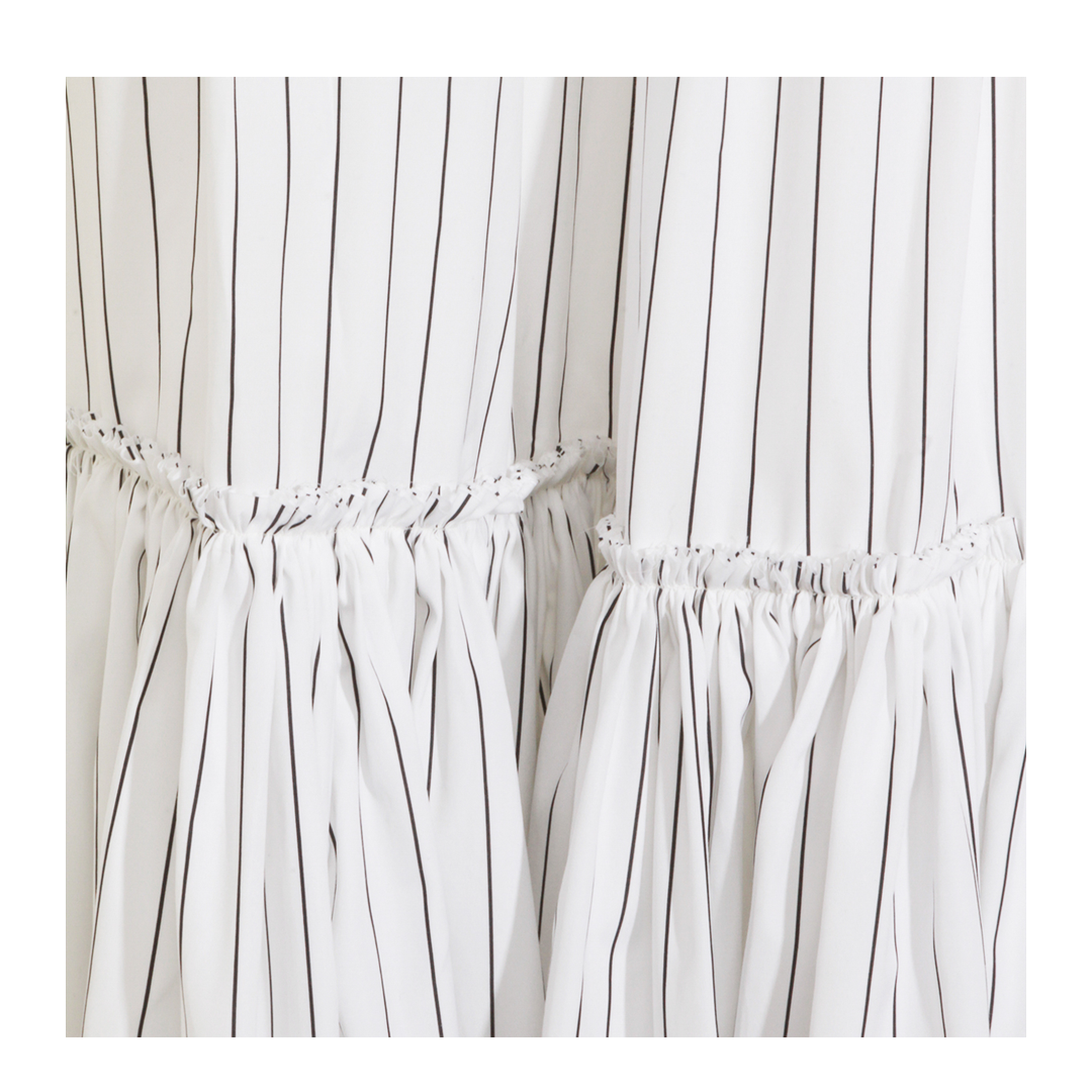 Striped Lightweight Cotton Skirt - Image 3