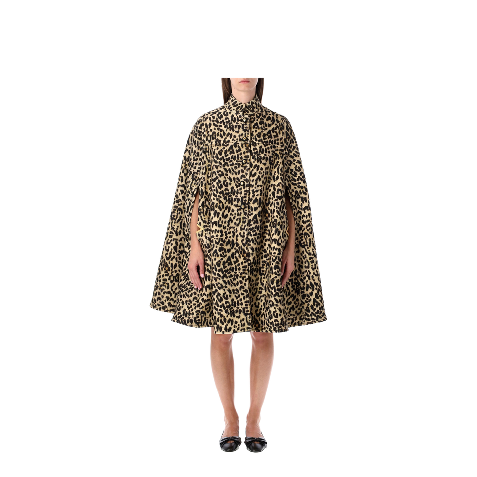 Cape In Wool Animal Print - Image 1