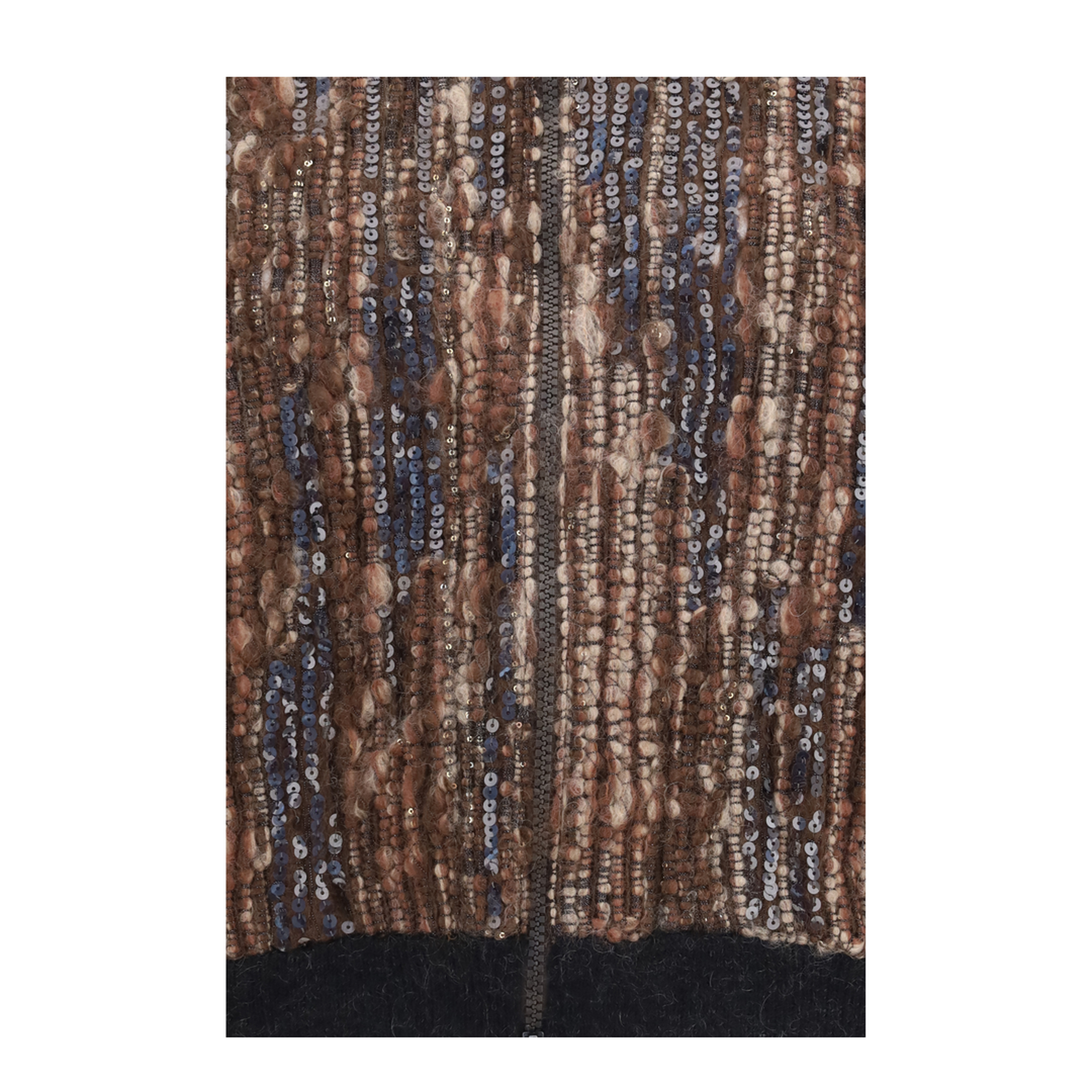 Perforated Zip Cardigan - Image 3