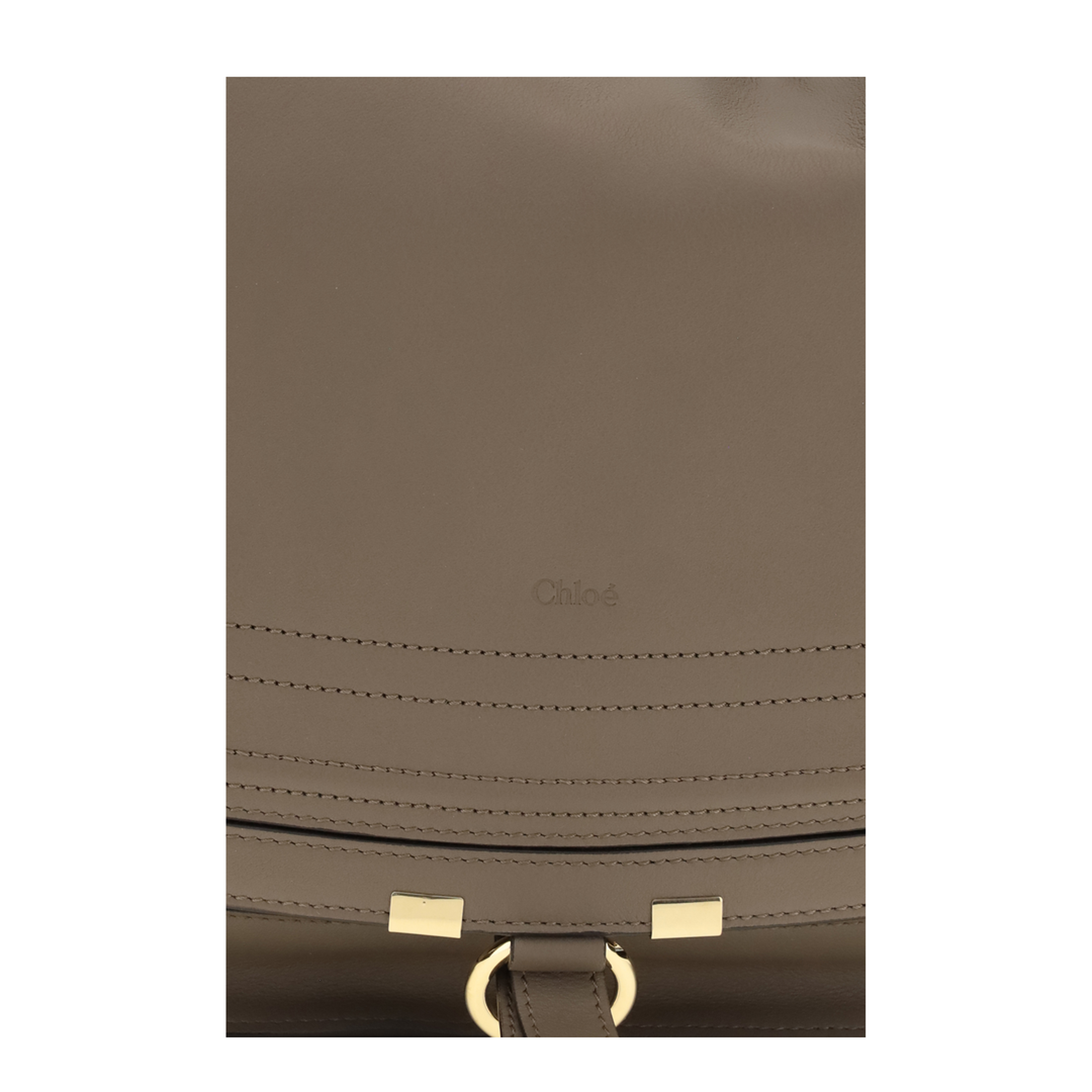 Marcie Calfskin Shoulder Bag - Clay Brown - Image 4