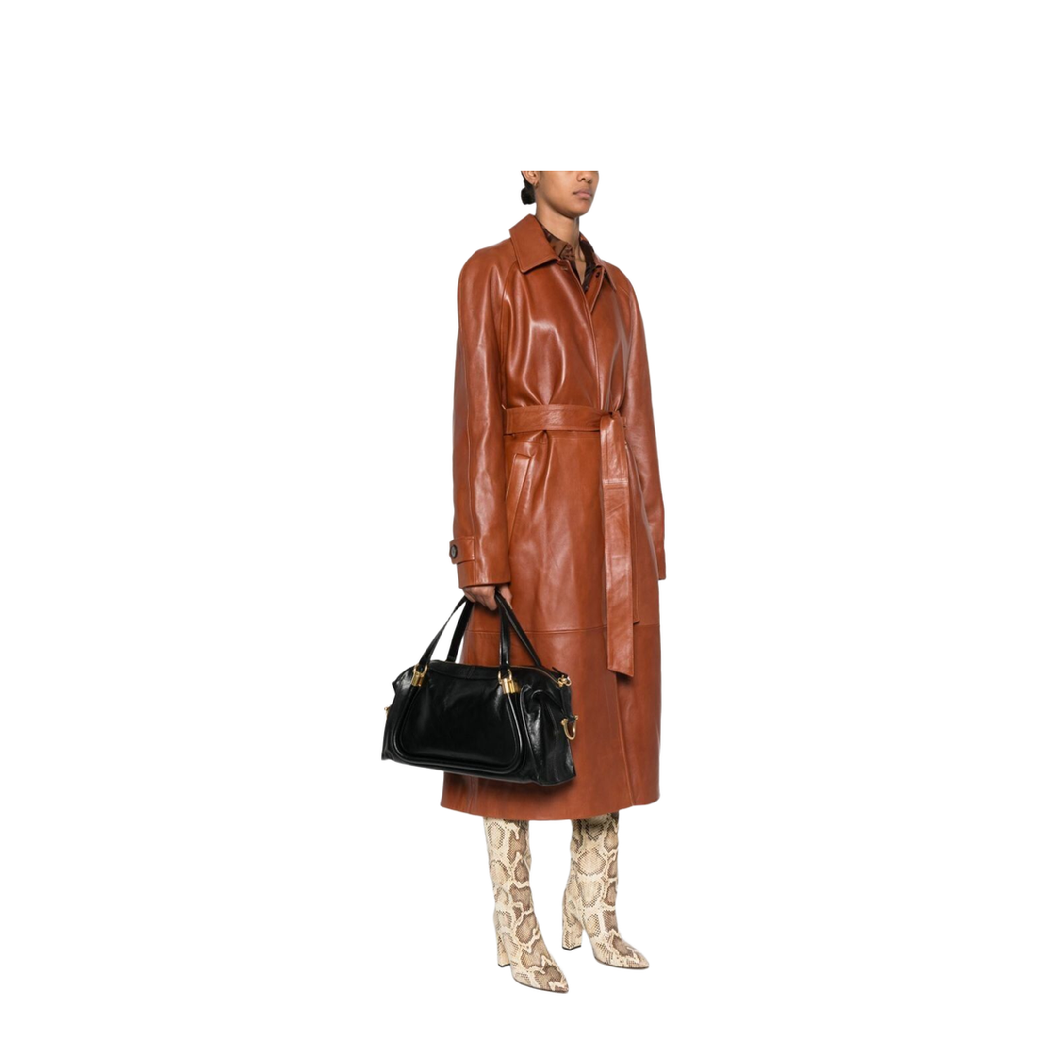 Paraty 24 Calf Leather Tote - Black - Image 2
