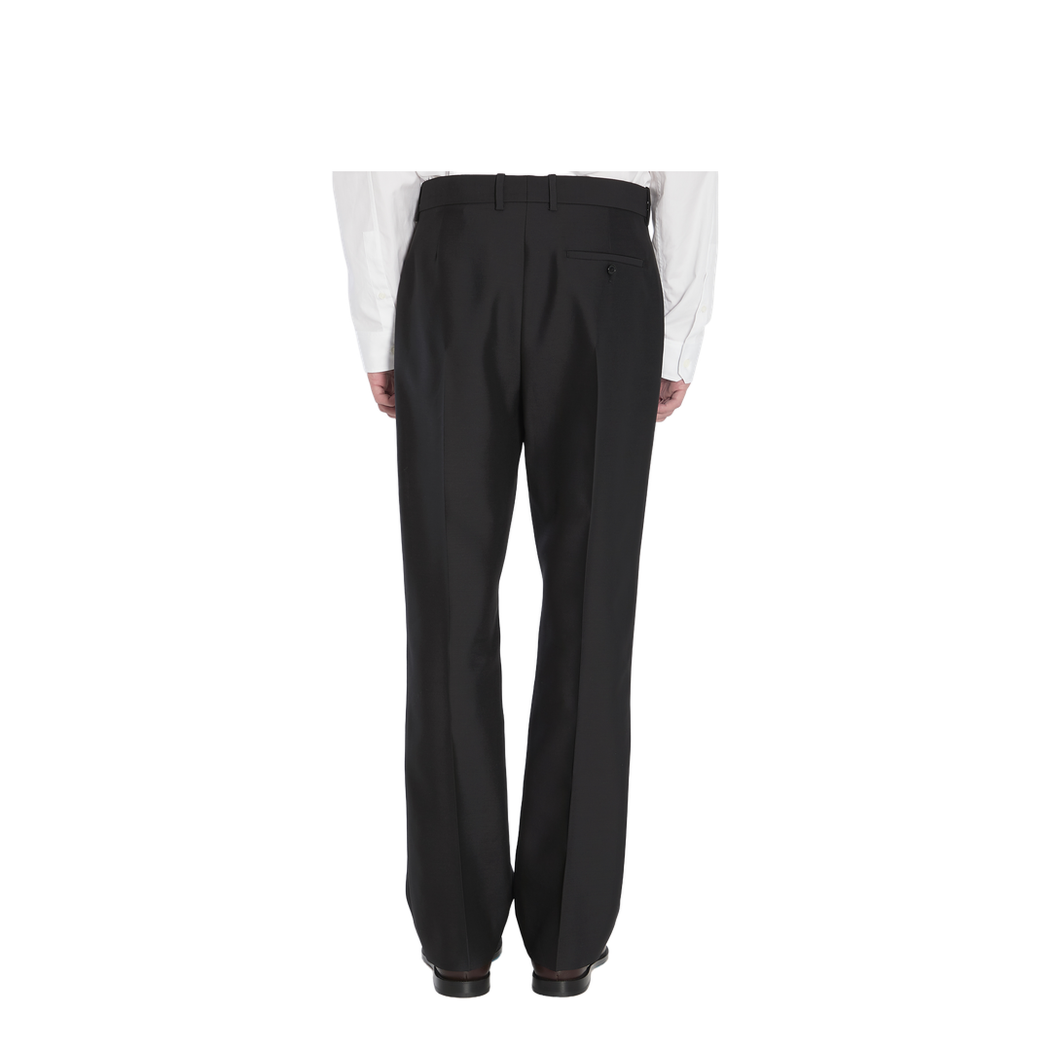 Tailored Wool and Silk Trousers - Image 4