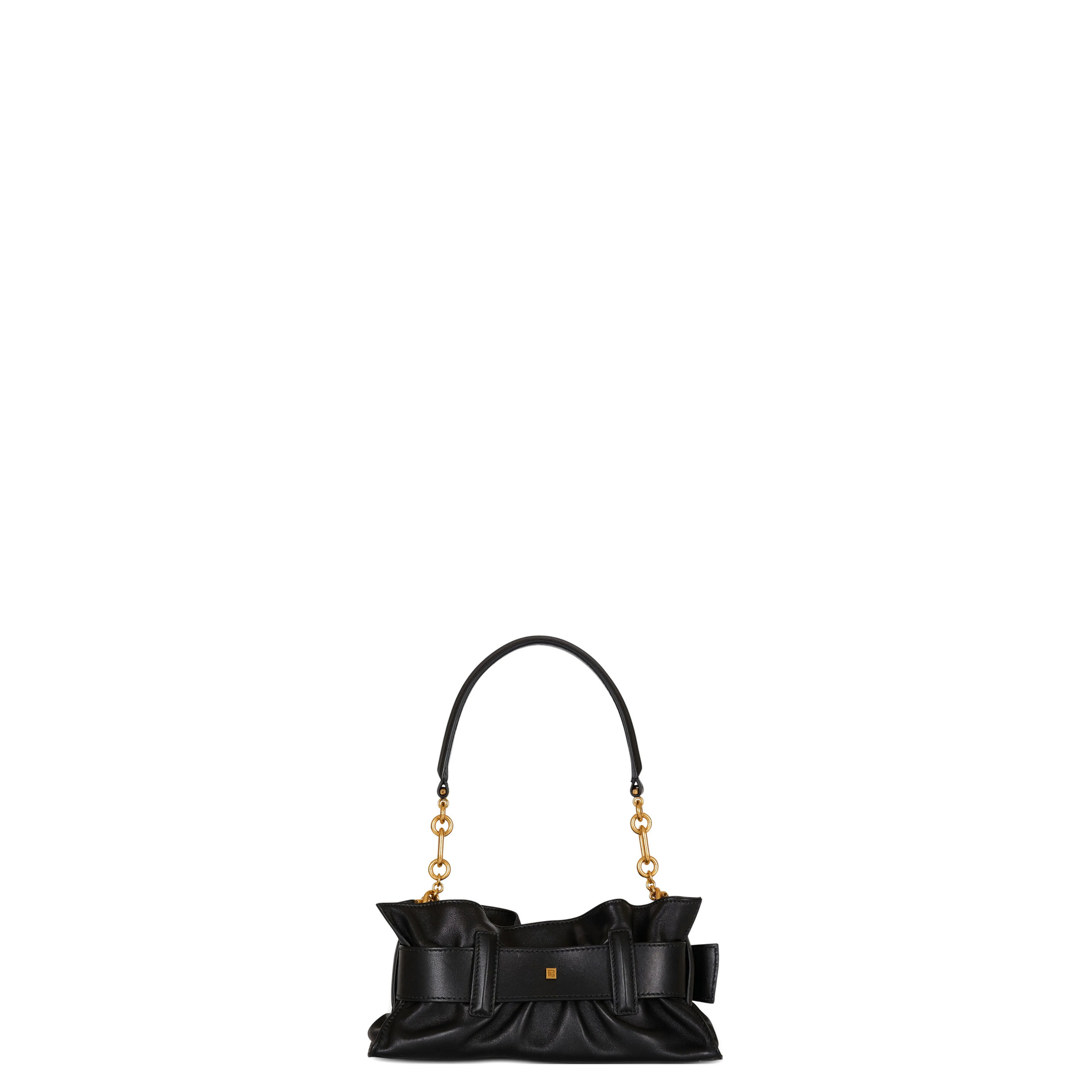 Shoulder Bag Leather Black - Image 2